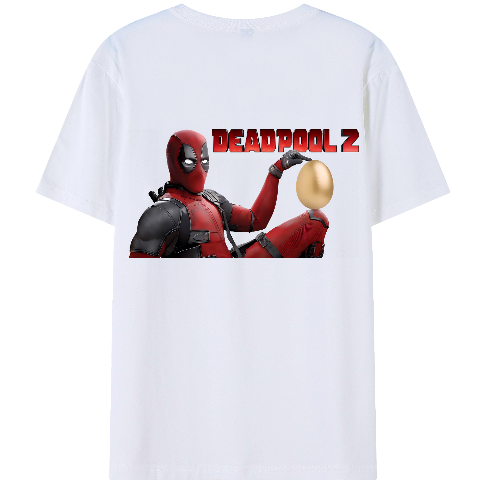 （画像用） Deadpool デッドプール レディース半袖Tシャツ(バックプリント)
