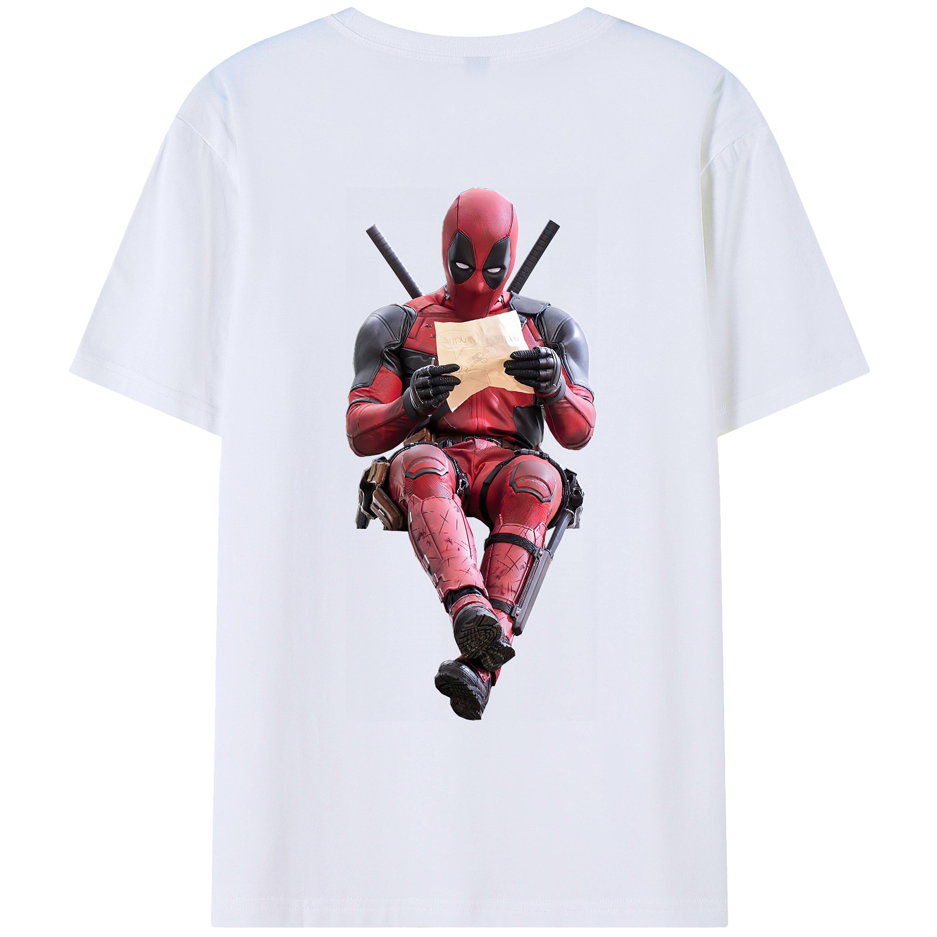 （画像用） Deadpool デッドプール レディース半袖Tシャツ(バックプリント)