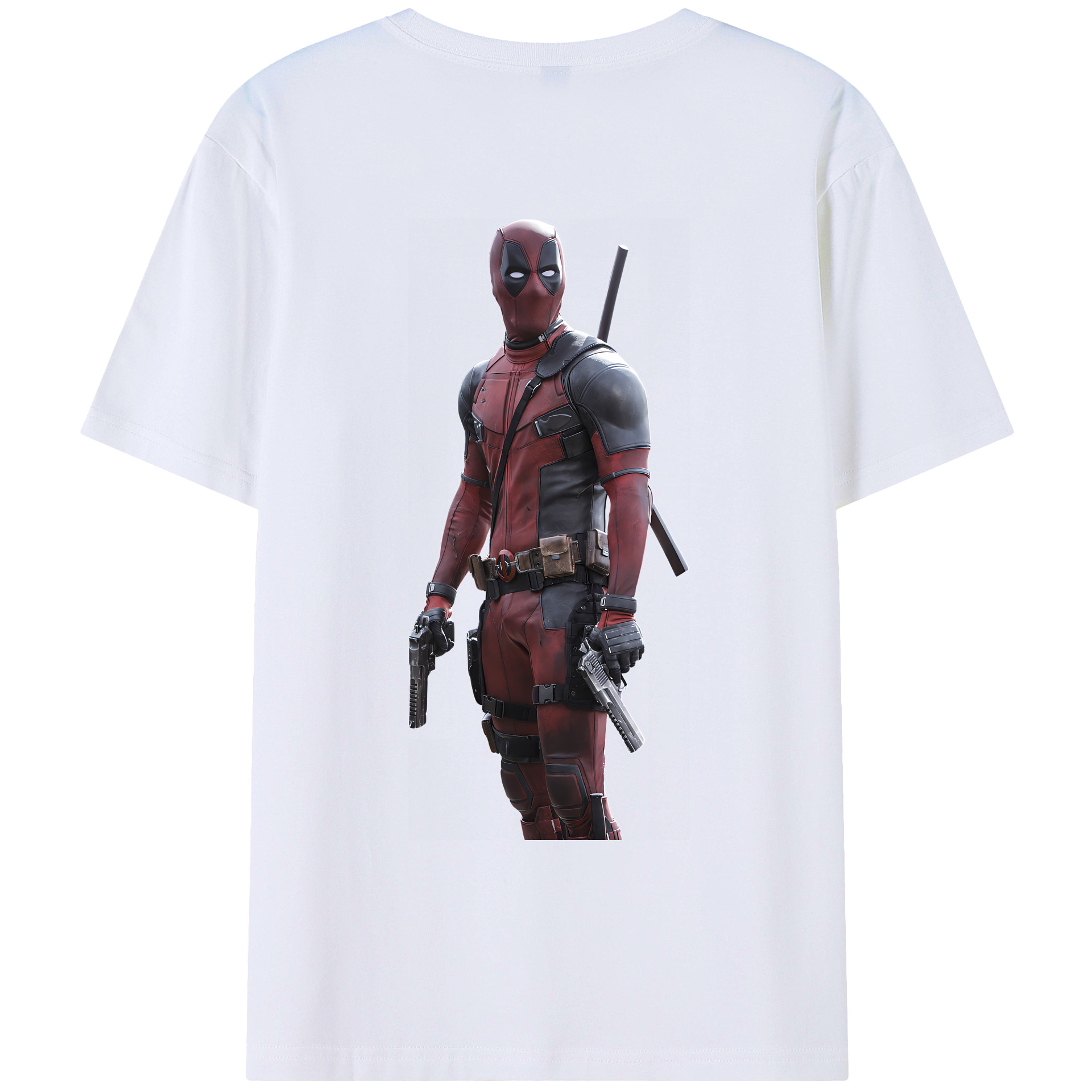 （画像用） Deadpool デッドプール レディース半袖Tシャツ(バックプリント)