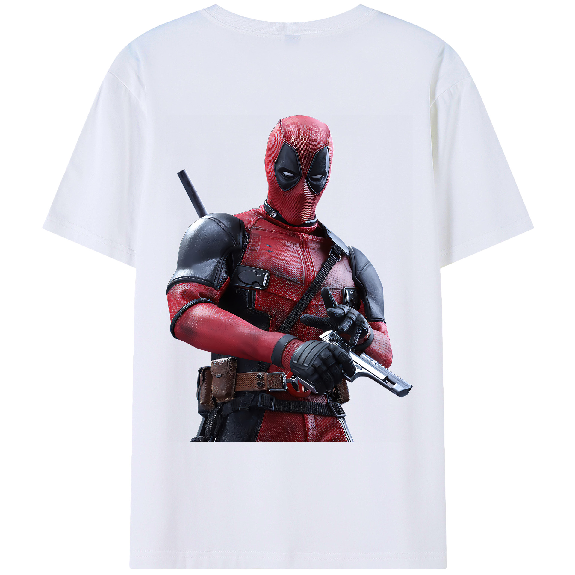 （画像用） Deadpool デッドプール レディース半袖Tシャツ(バックプリント)