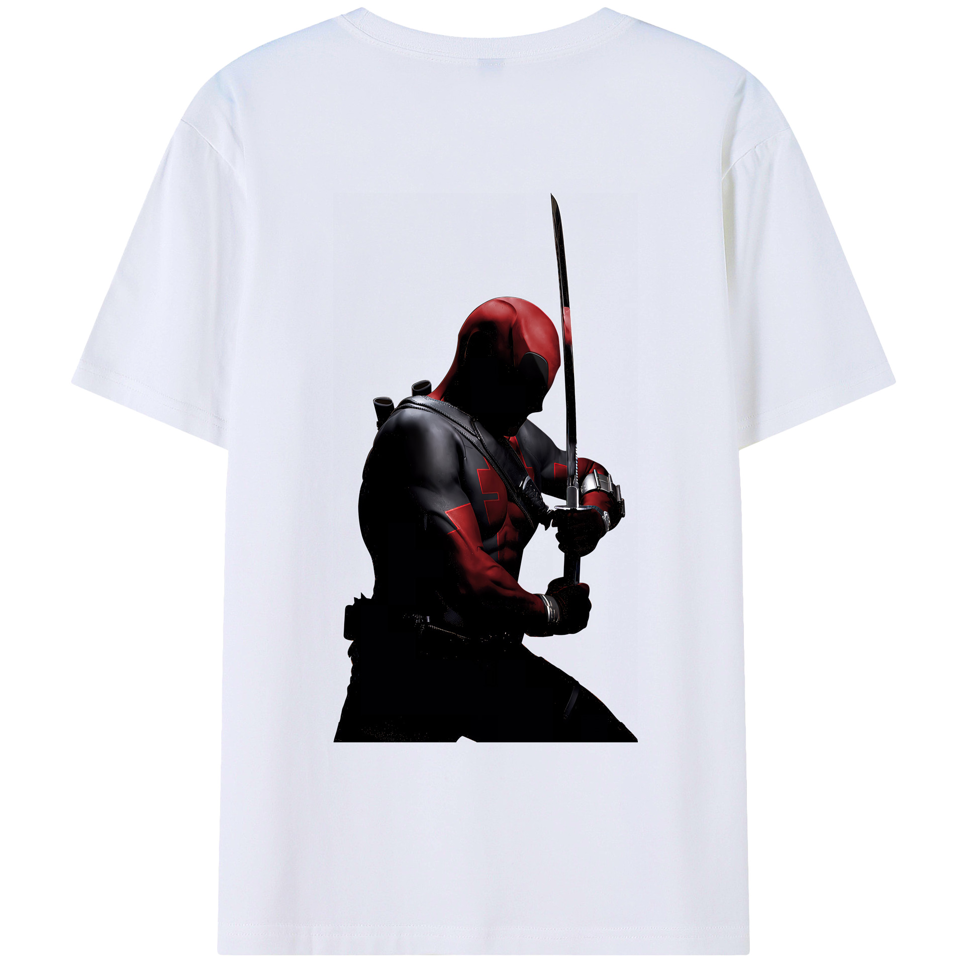 （画像用） Deadpool デッドプール レディース半袖Tシャツ(バックプリント)