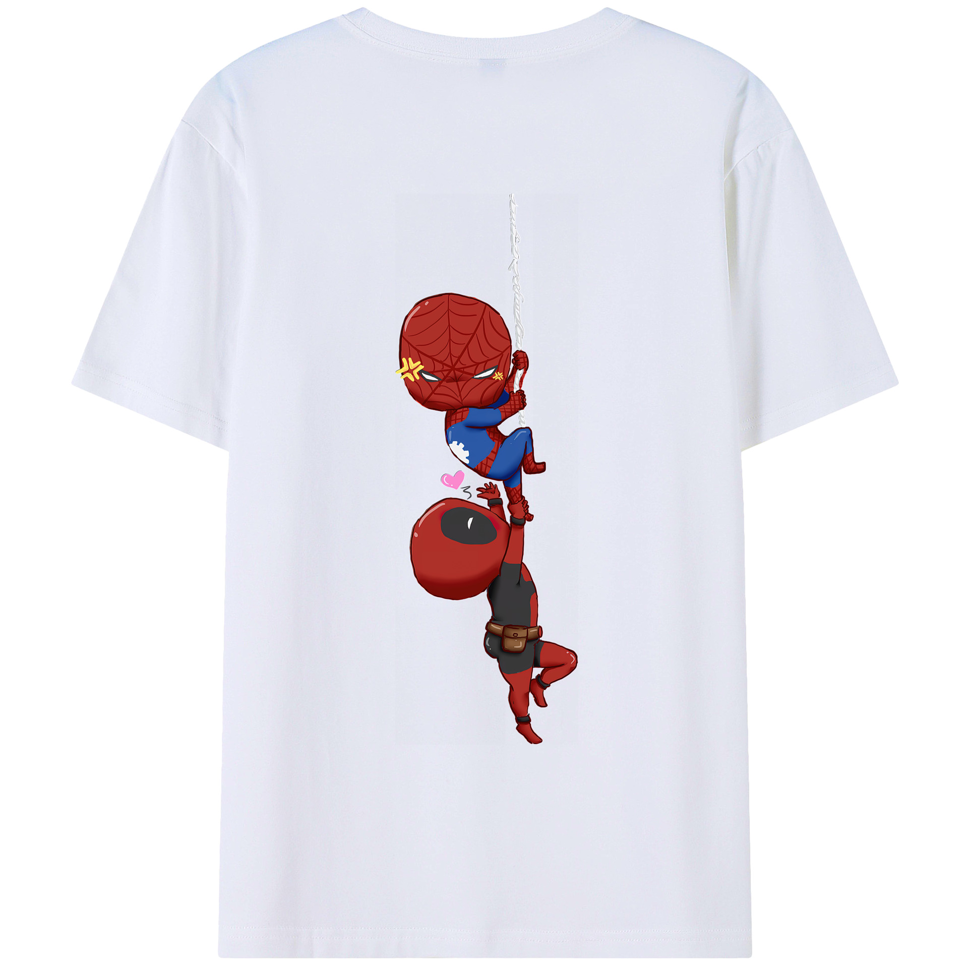 （画像用） Deadpool デッドプール レディース半袖Tシャツ(バックプリント)
