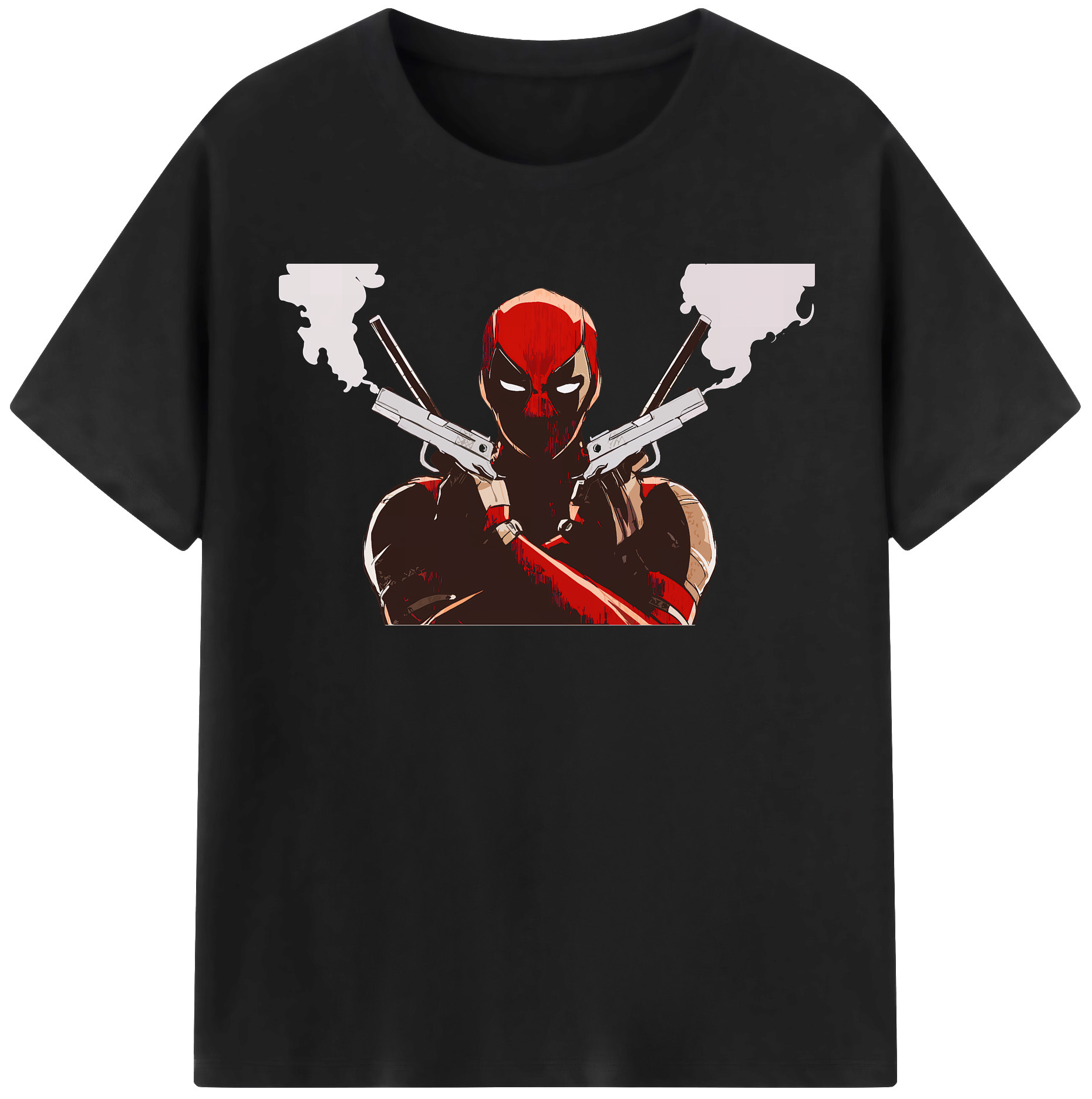 （画像用） Deadpool デッドプール レディースカジュアルプリントTシャツ（綿100％）