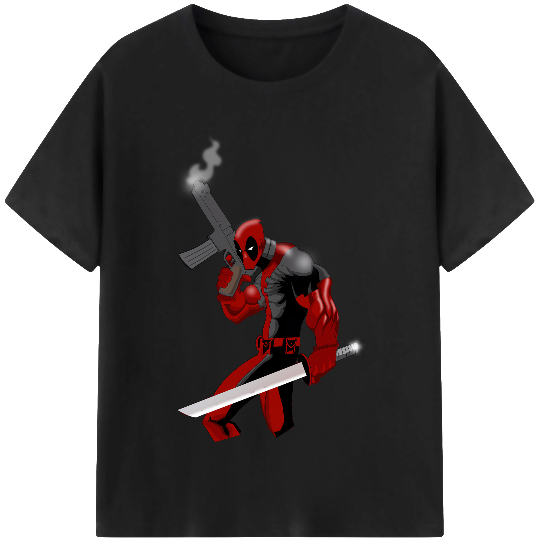 （画像用） Deadpool デッドプール レディースカジュアルプリントTシャツ（綿100％）