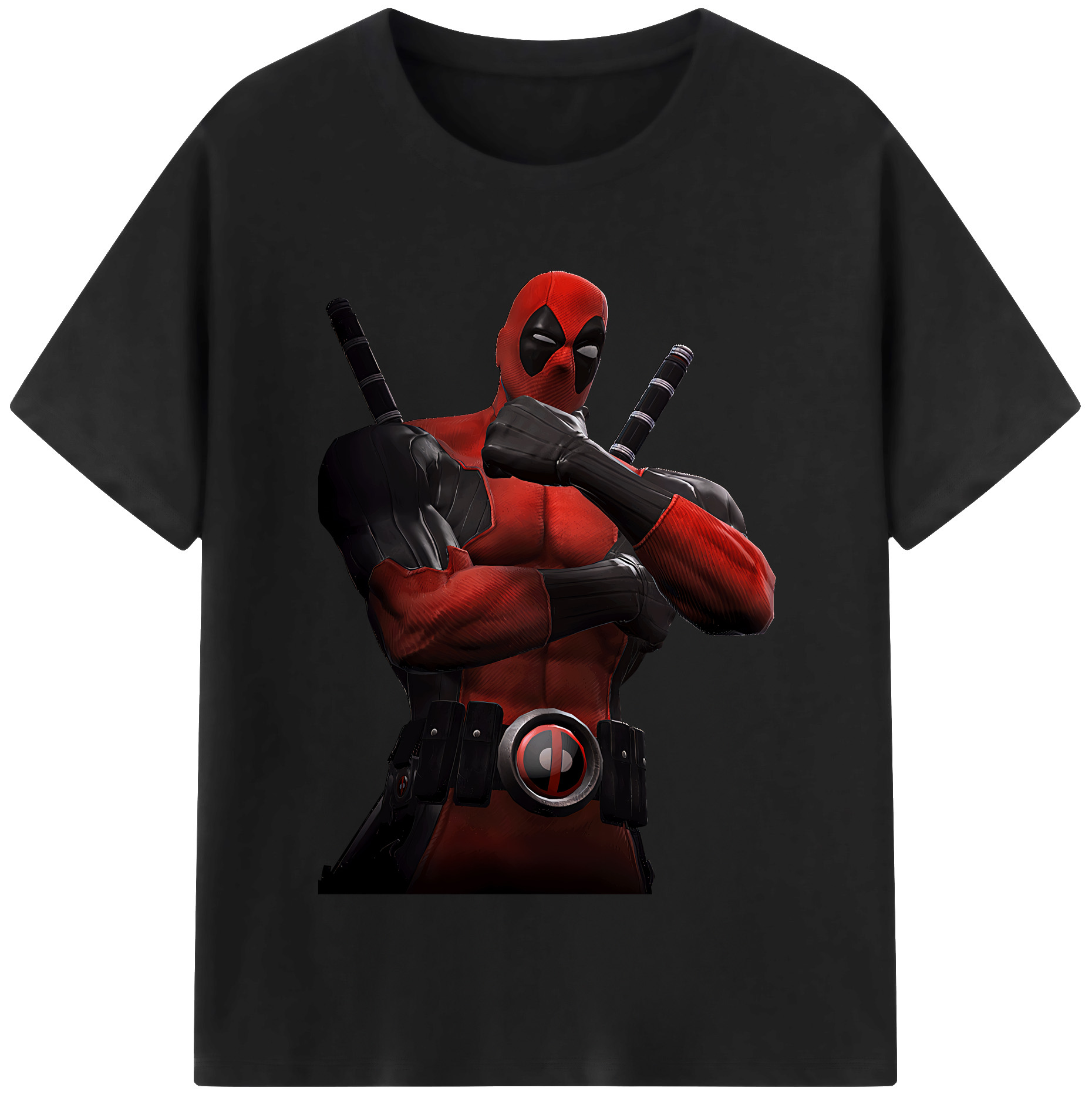 （画像用） Deadpool デッドプール レディースカジュアルプリントTシャツ（綿100％）