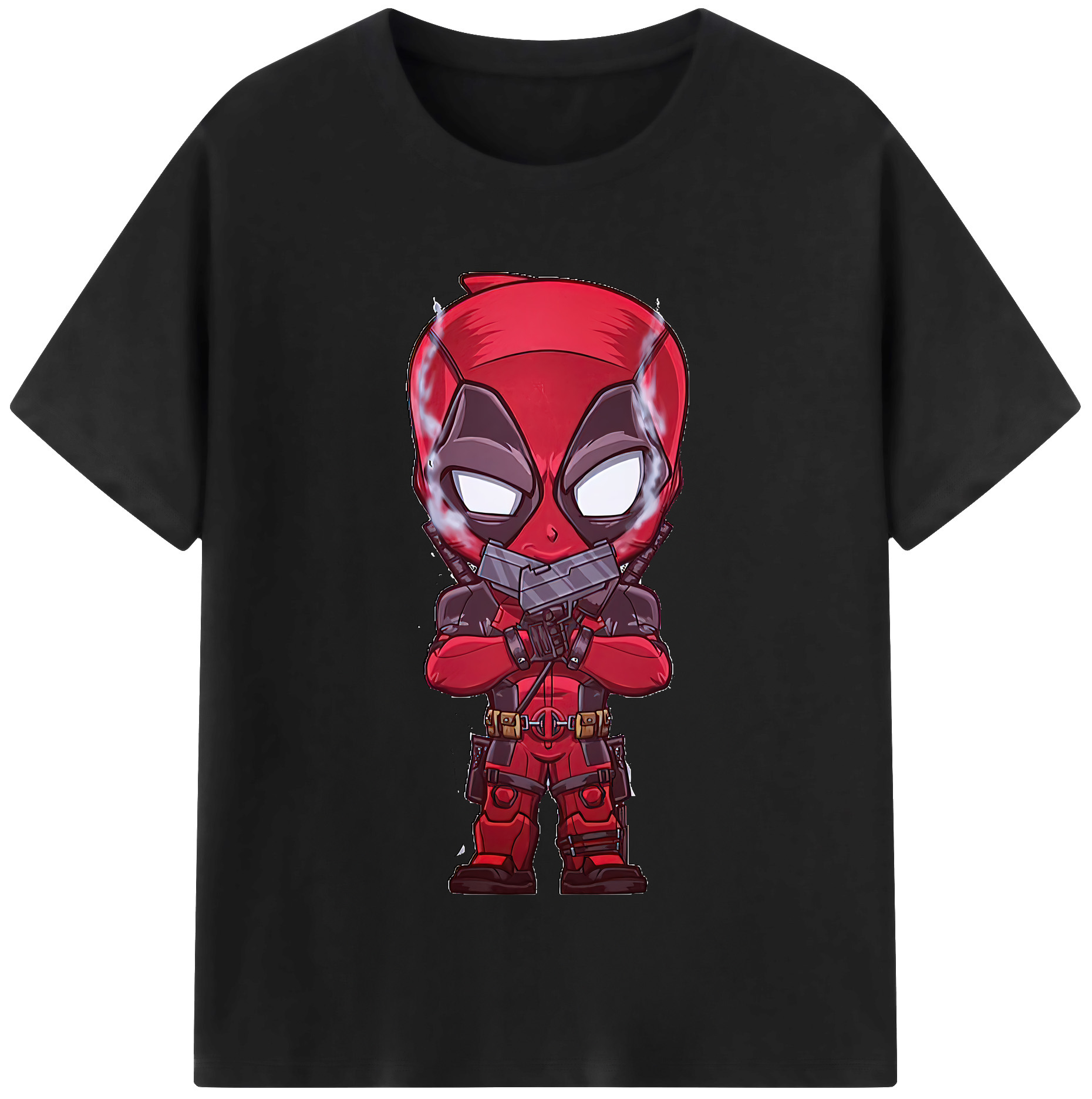 （画像用） Deadpool デッドプール レディースカジュアルプリントTシャツ（綿100％）