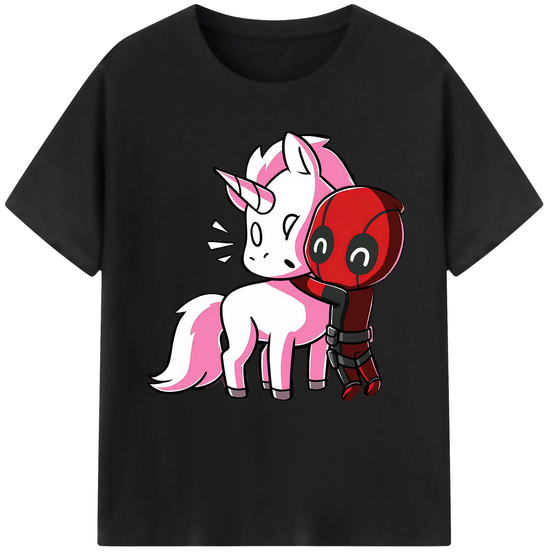 （画像用） Deadpool デッドプール レディースカジュアルプリントTシャツ（綿100％）
