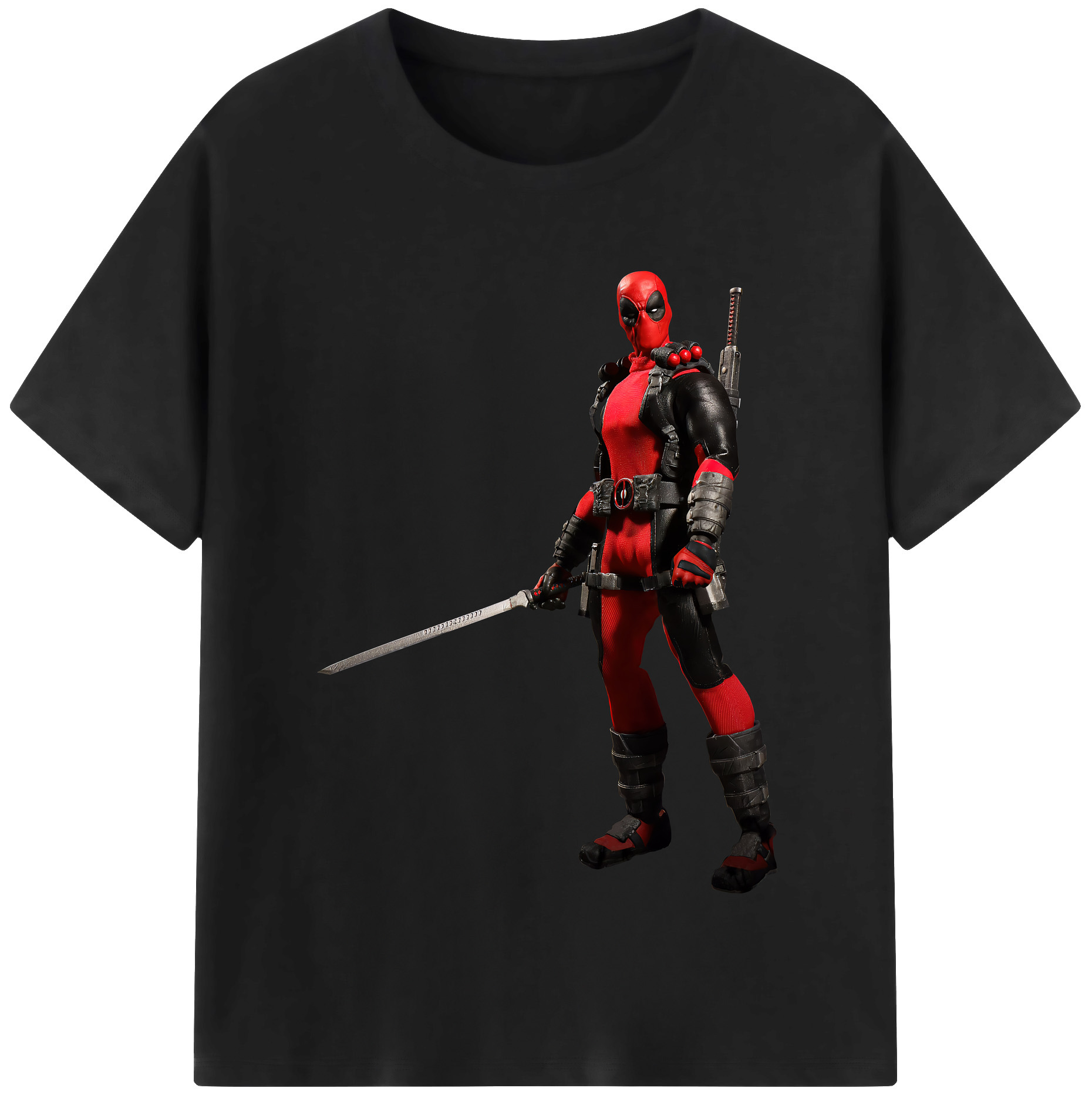 （画像用） Deadpool デッドプール レディースカジュアルプリントTシャツ（綿100％）