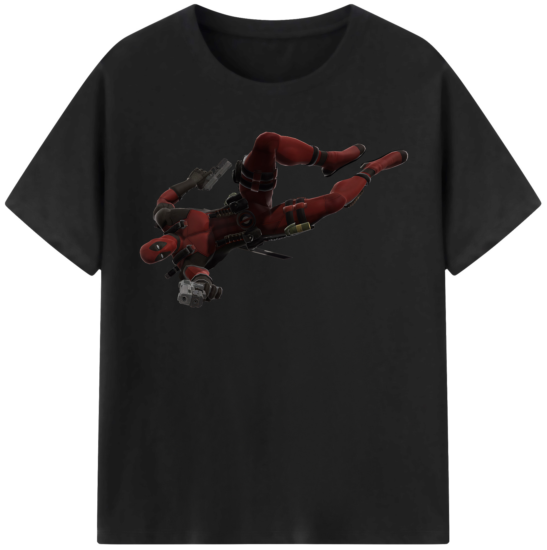 （画像用） Deadpool デッドプール レディースカジュアルプリントTシャツ（綿100％）