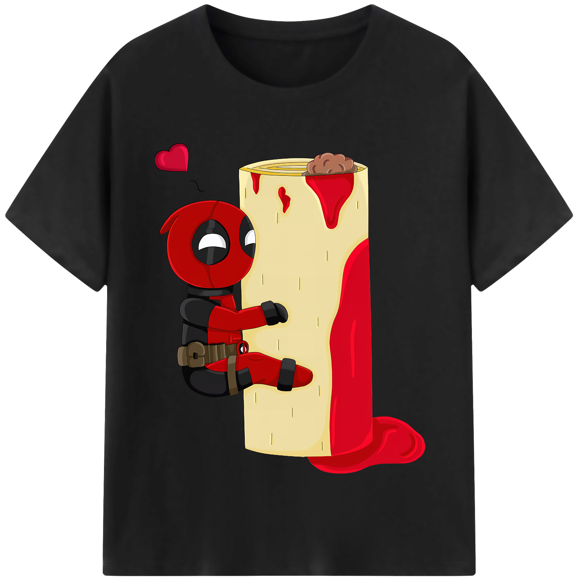 （画像用） Deadpool デッドプール レディースカジュアルプリントTシャツ（綿100％）