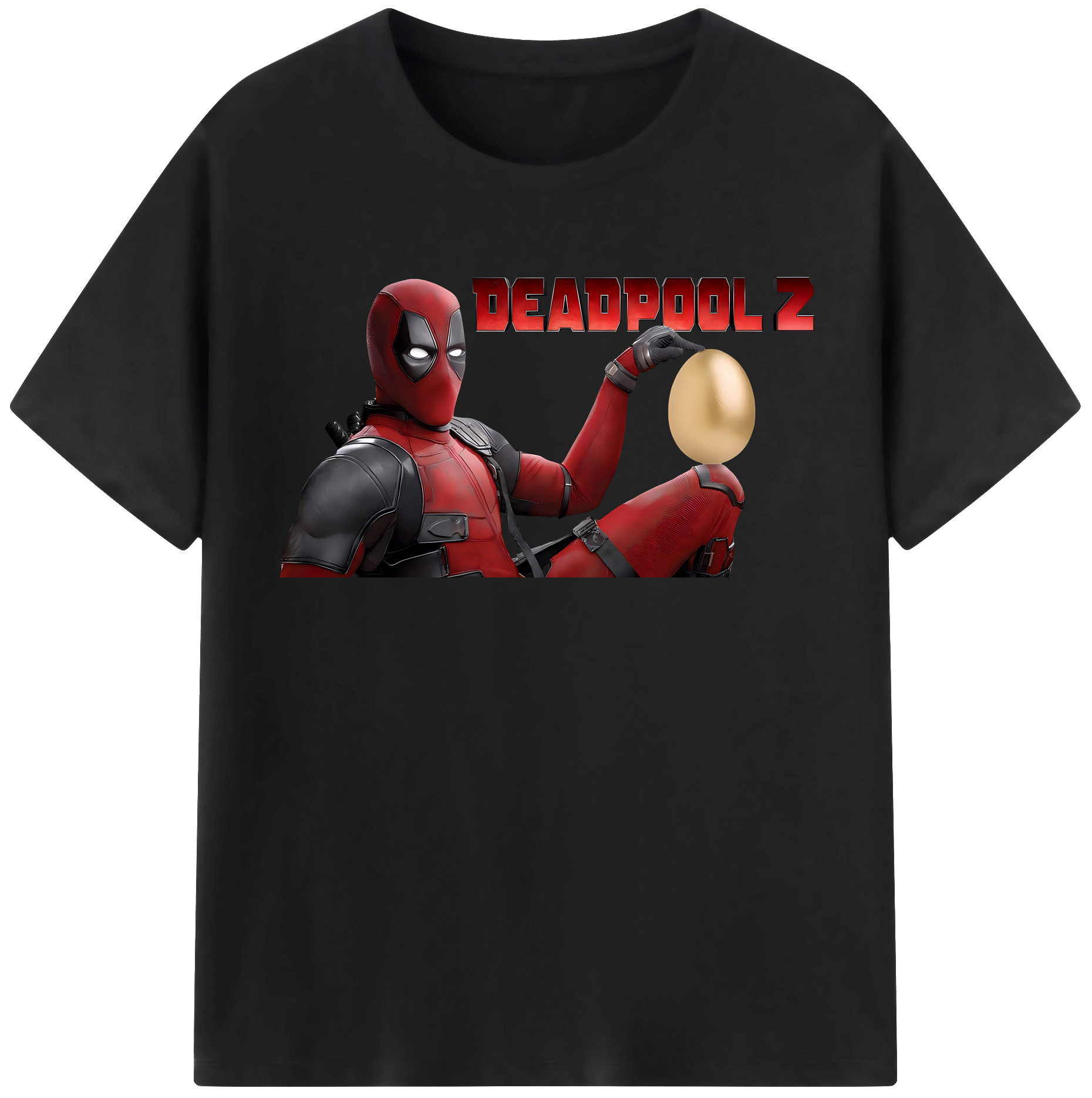 （画像用） Deadpool デッドプール レディースカジュアルプリントTシャツ（綿100％）