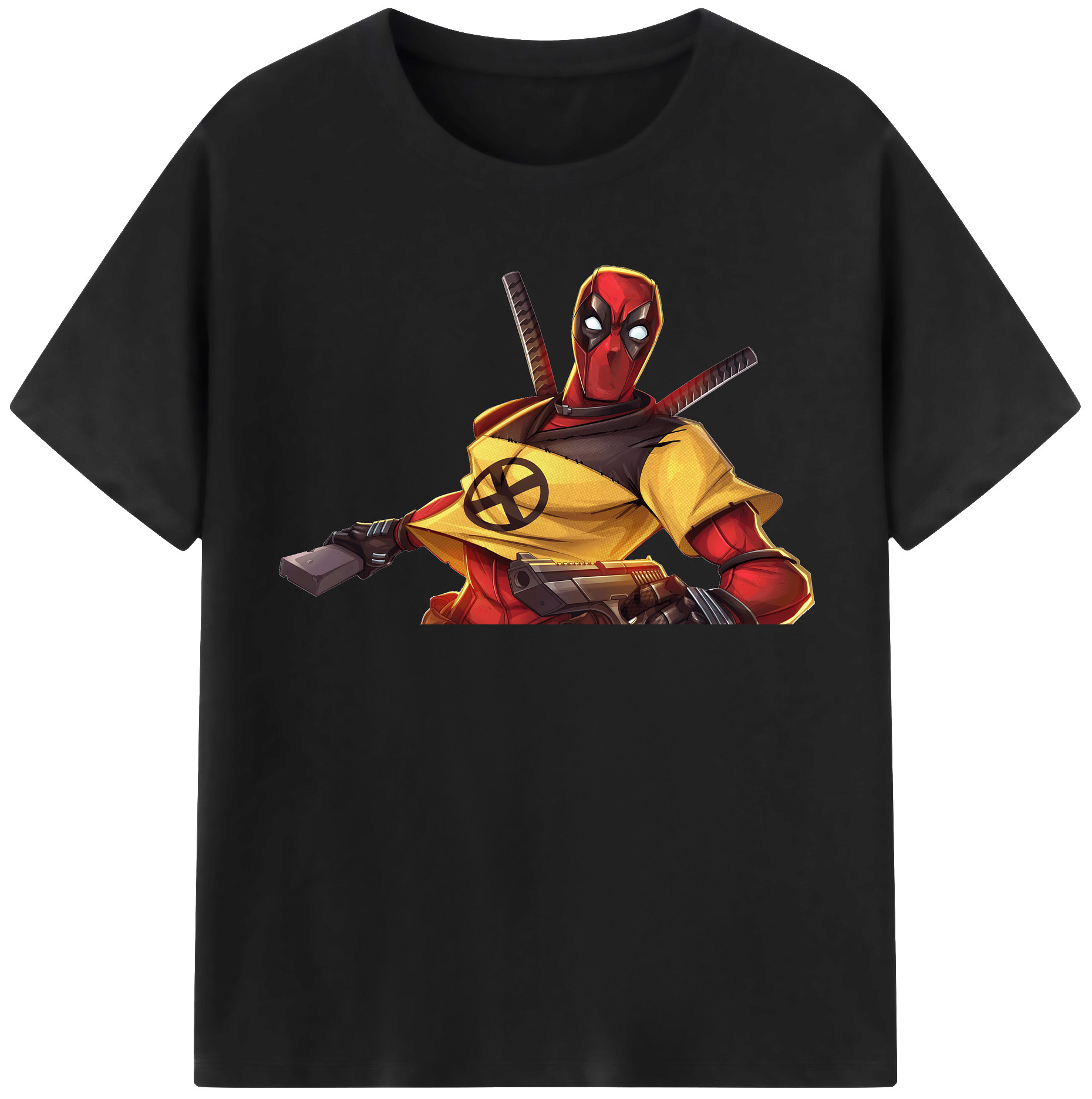 （画像用） Deadpool デッドプール レディースカジュアルプリントTシャツ（綿100％）
