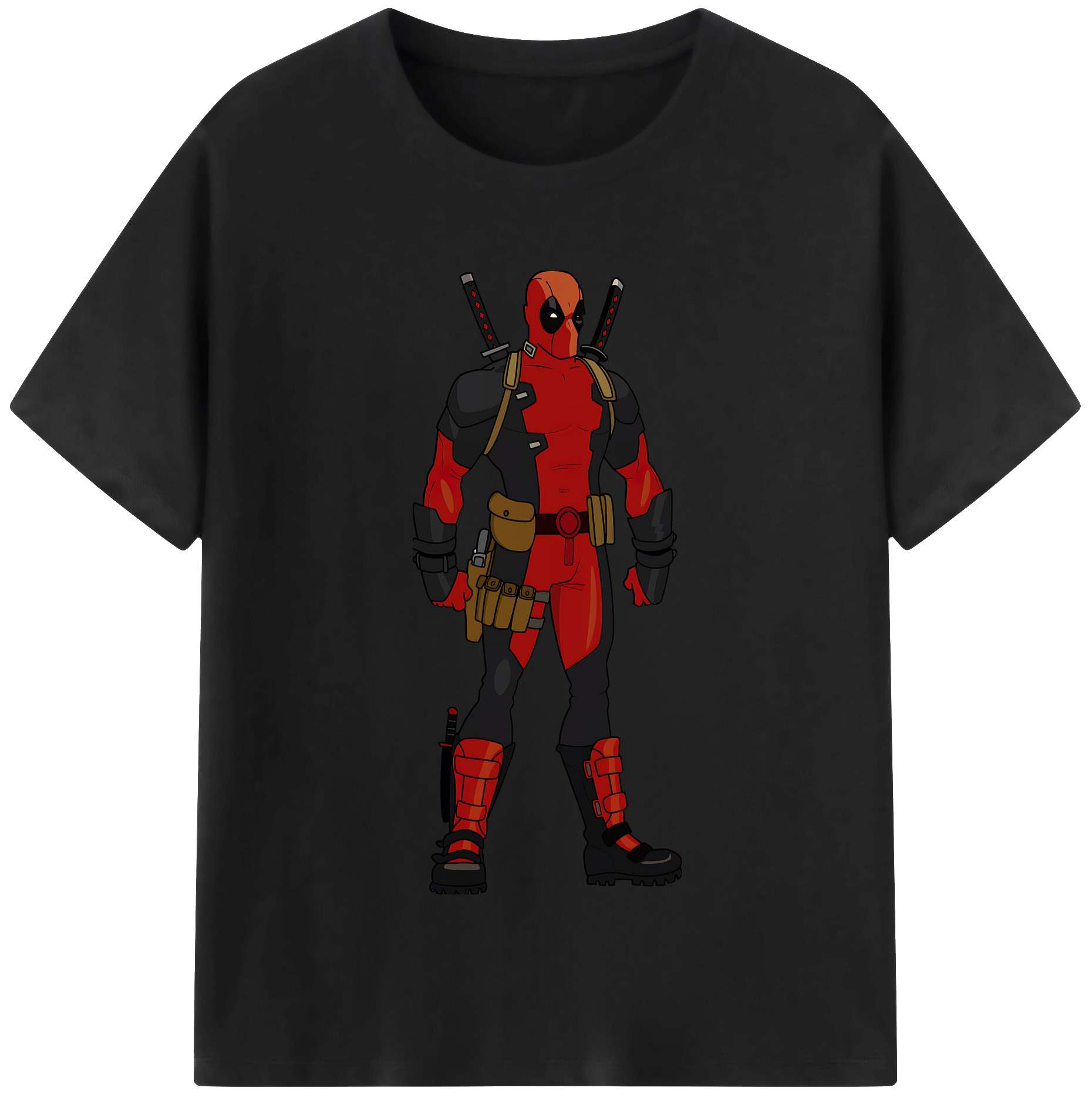 （画像用） Deadpool デッドプール レディースカジュアルプリントTシャツ（綿100％）