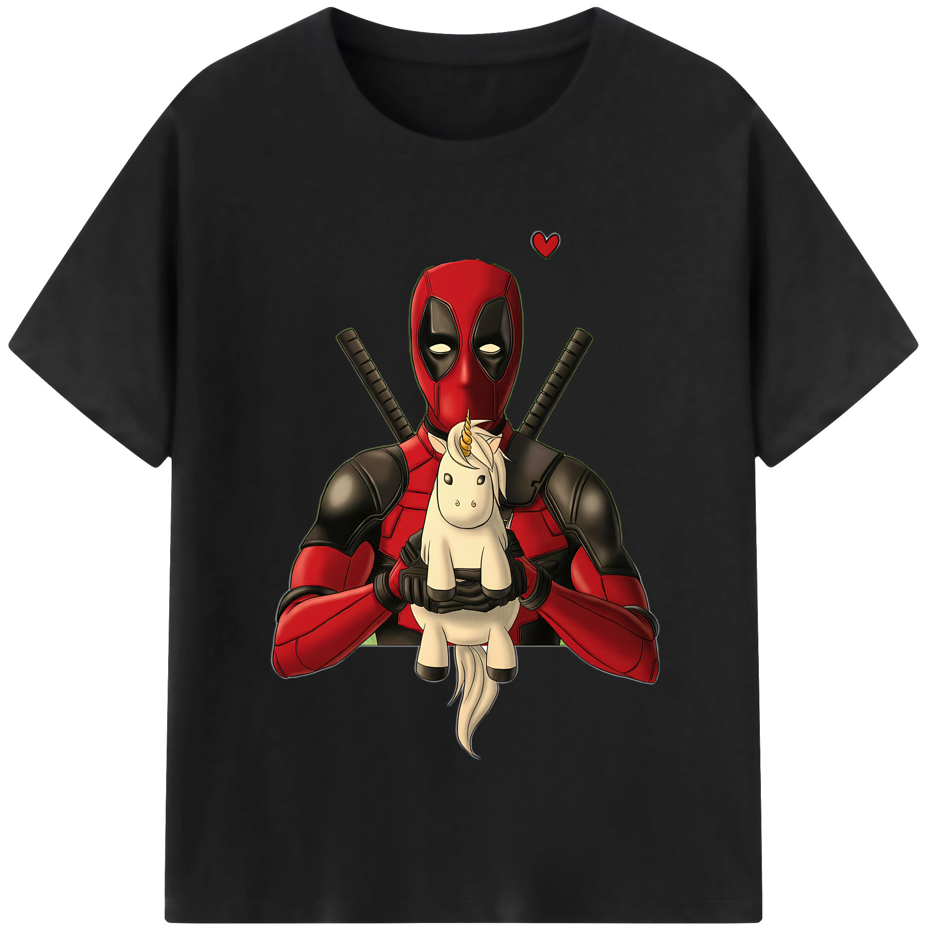 （画像用） Deadpool デッドプール レディースカジュアルプリントTシャツ（綿100％）