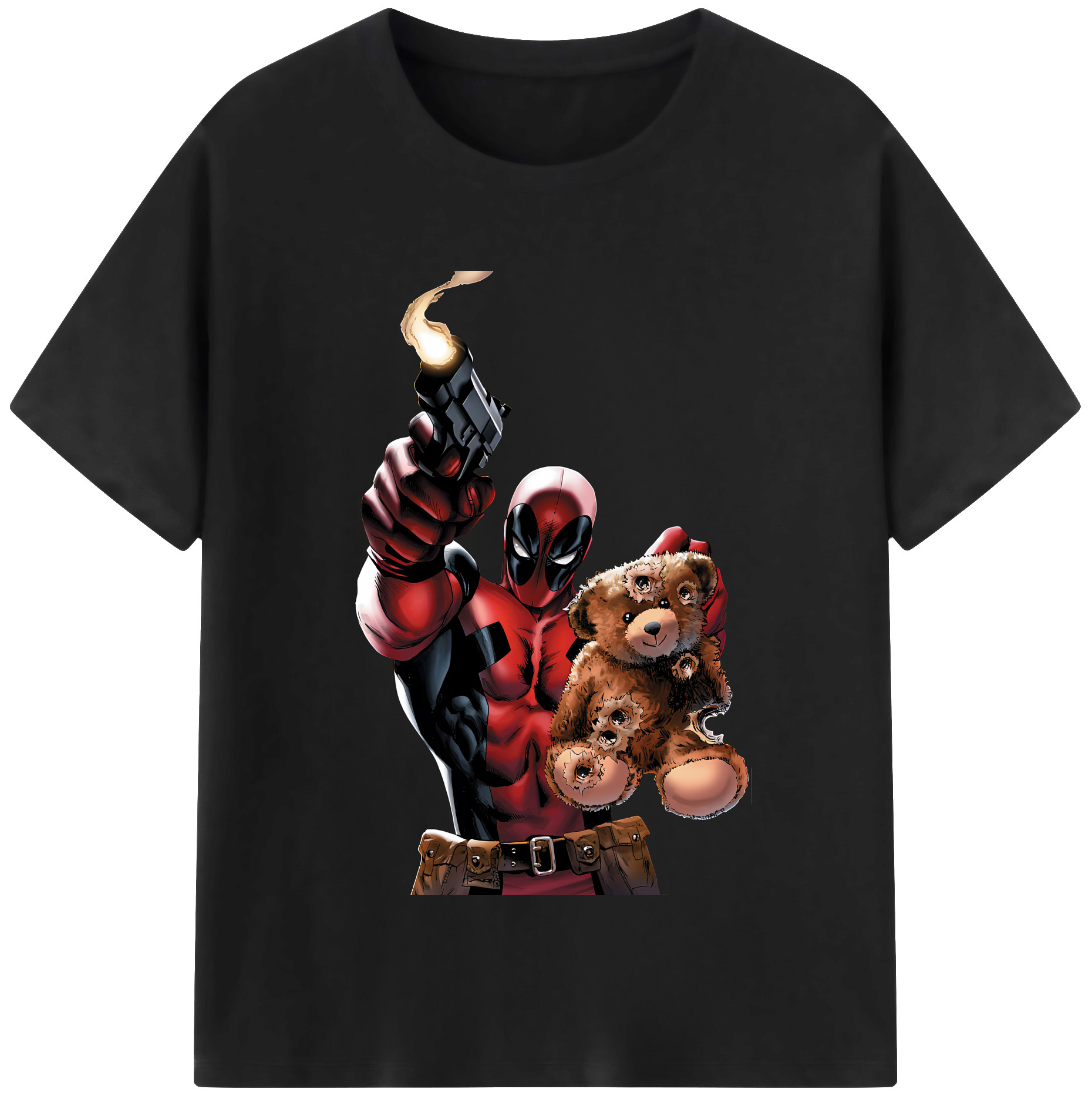 （画像用） Deadpool デッドプール レディースカジュアルプリントTシャツ（綿100％）
