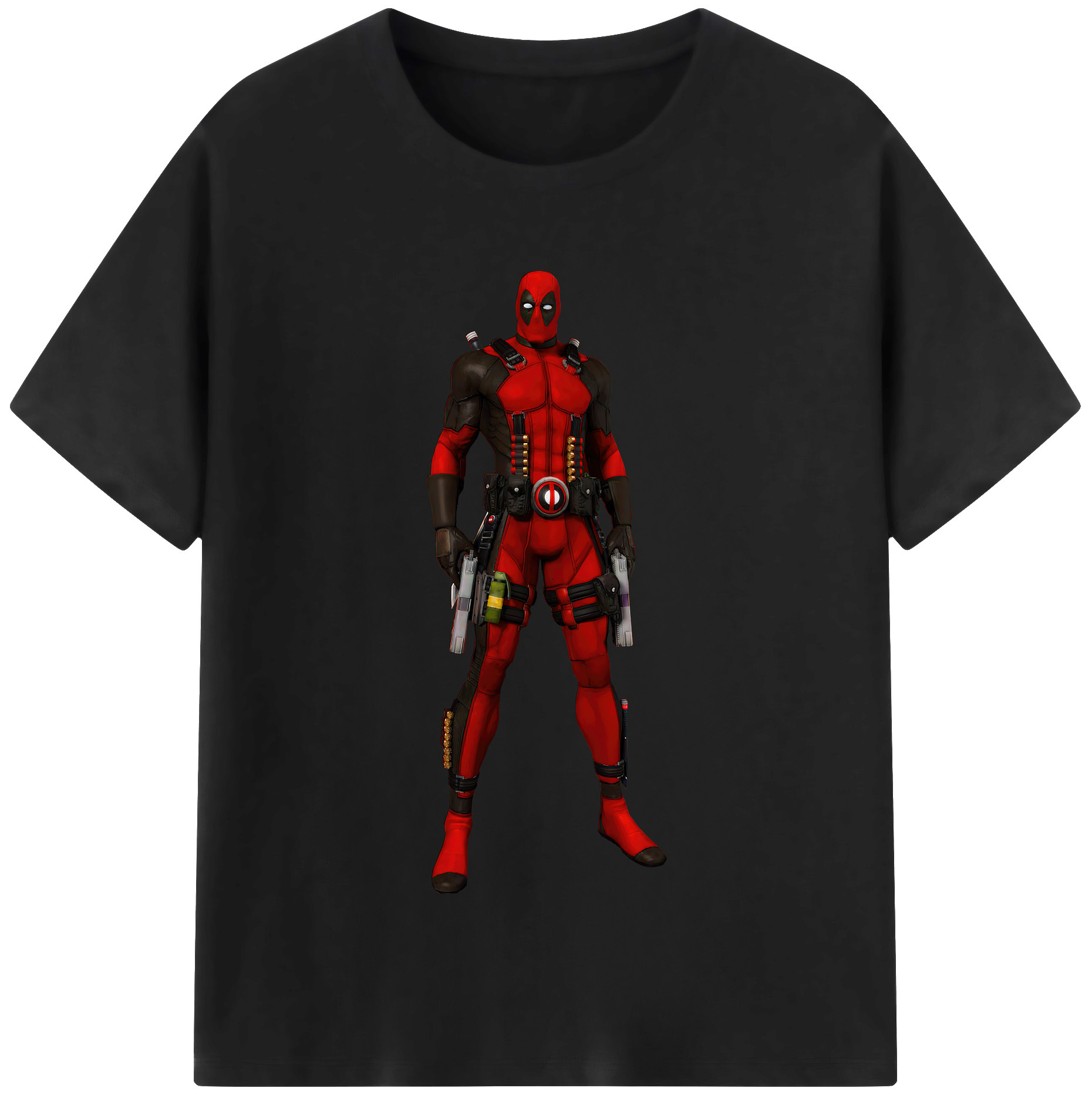 （画像用） Deadpool デッドプール レディースカジュアルプリントTシャツ（綿100％）