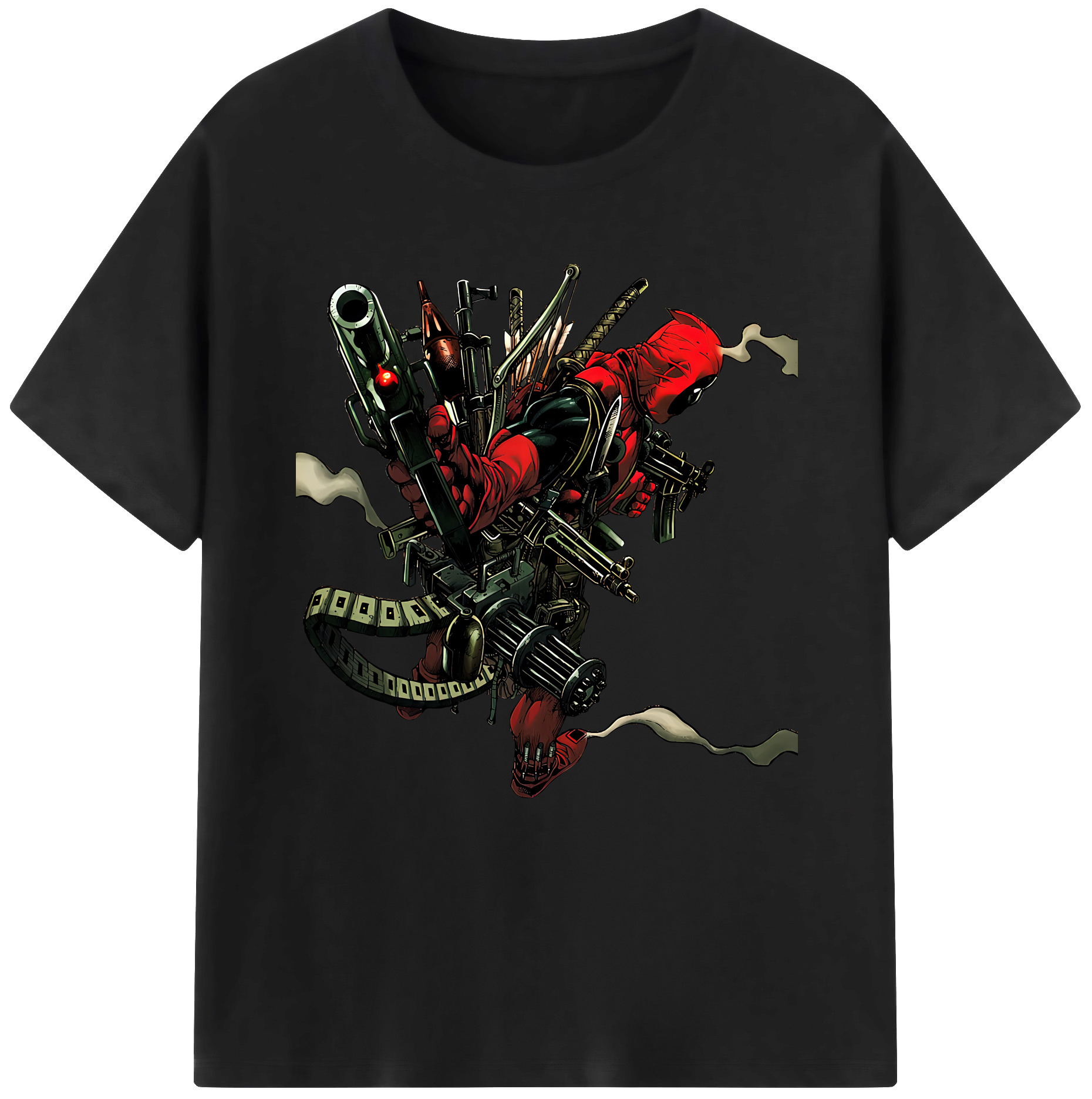 （画像用） Deadpool デッドプール レディースカジュアルプリントTシャツ（綿100％）