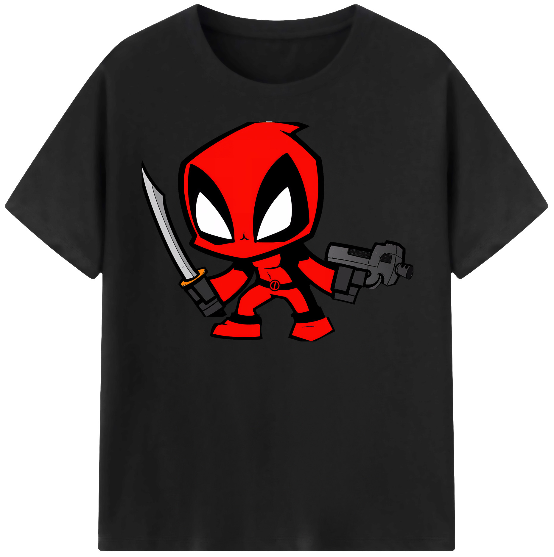 （画像用） Deadpool デッドプール レディースカジュアルプリントTシャツ（綿100％）