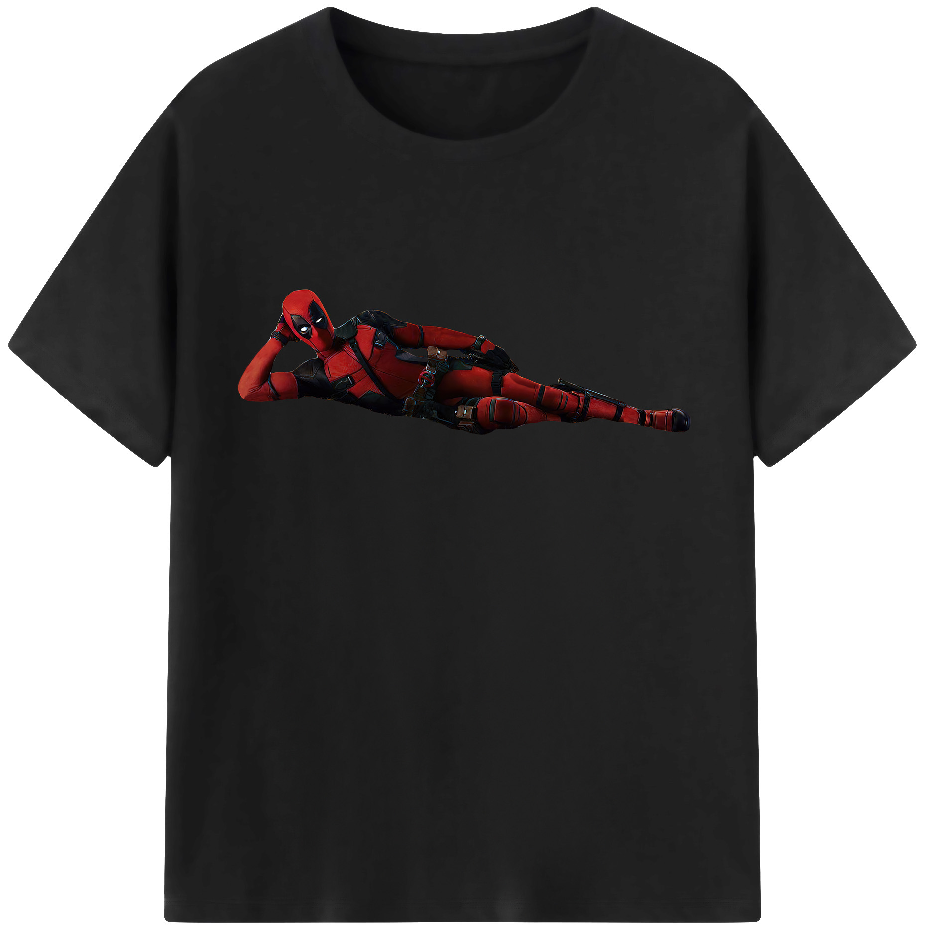 （画像用） Deadpool デッドプール レディースカジュアルプリントTシャツ（綿100％）