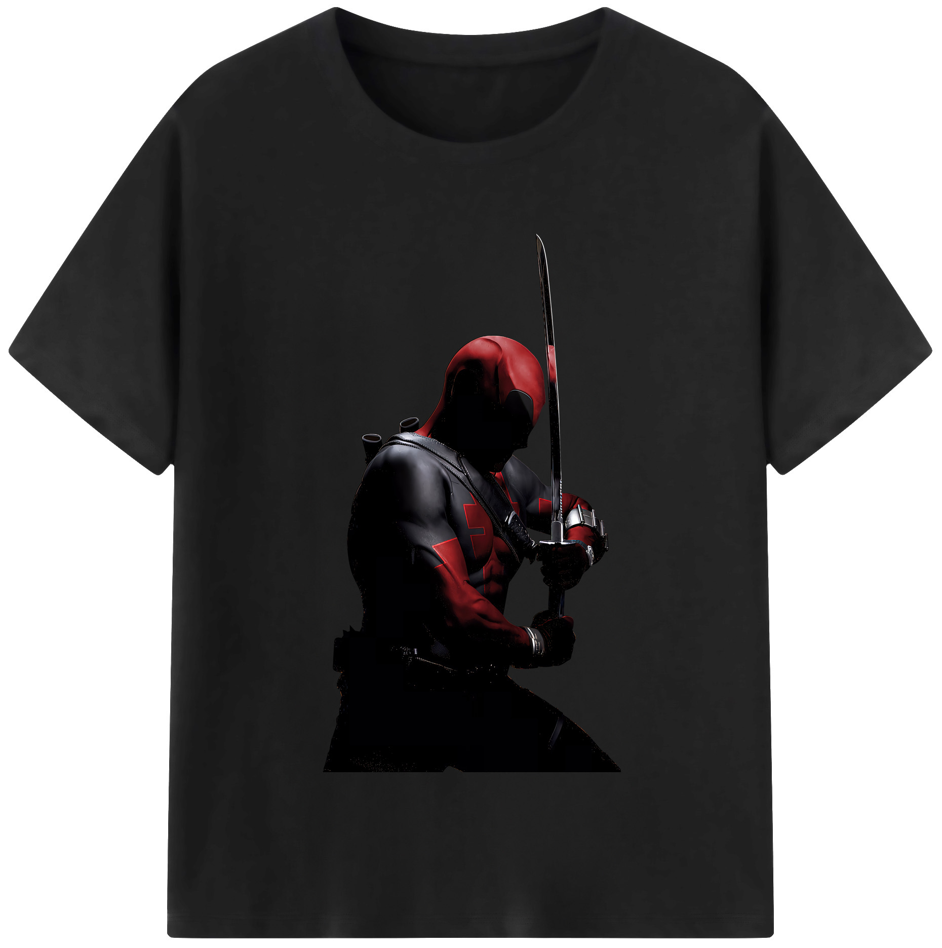 （画像用） Deadpool デッドプール レディースカジュアルプリントTシャツ（綿100％）