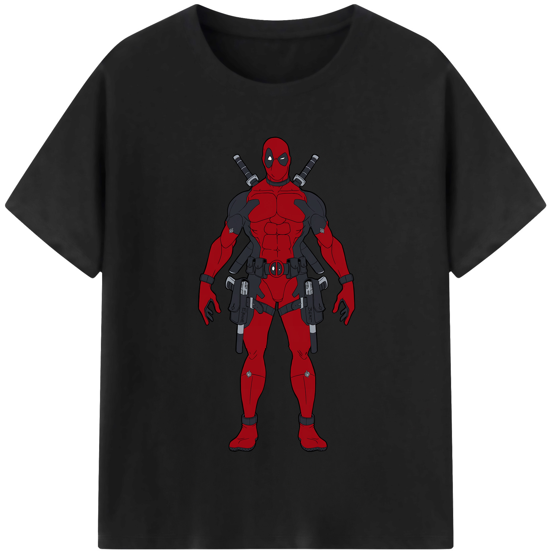（画像用） Deadpool デッドプール レディースカジュアルプリントTシャツ（綿100％）