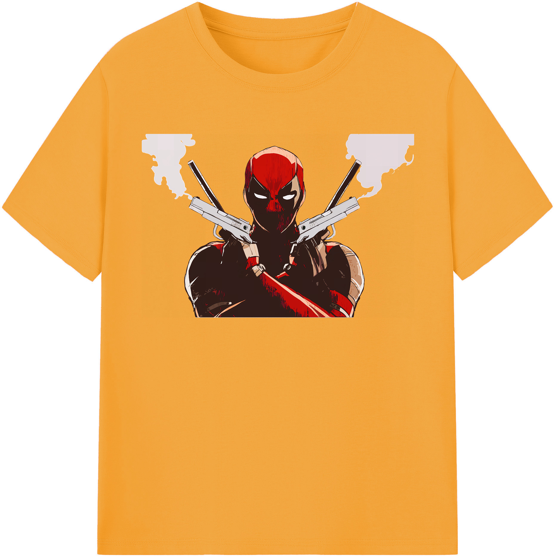 （画像用） Deadpool デッドプール レディースカジュアルプリントTシャツ（綿100％）