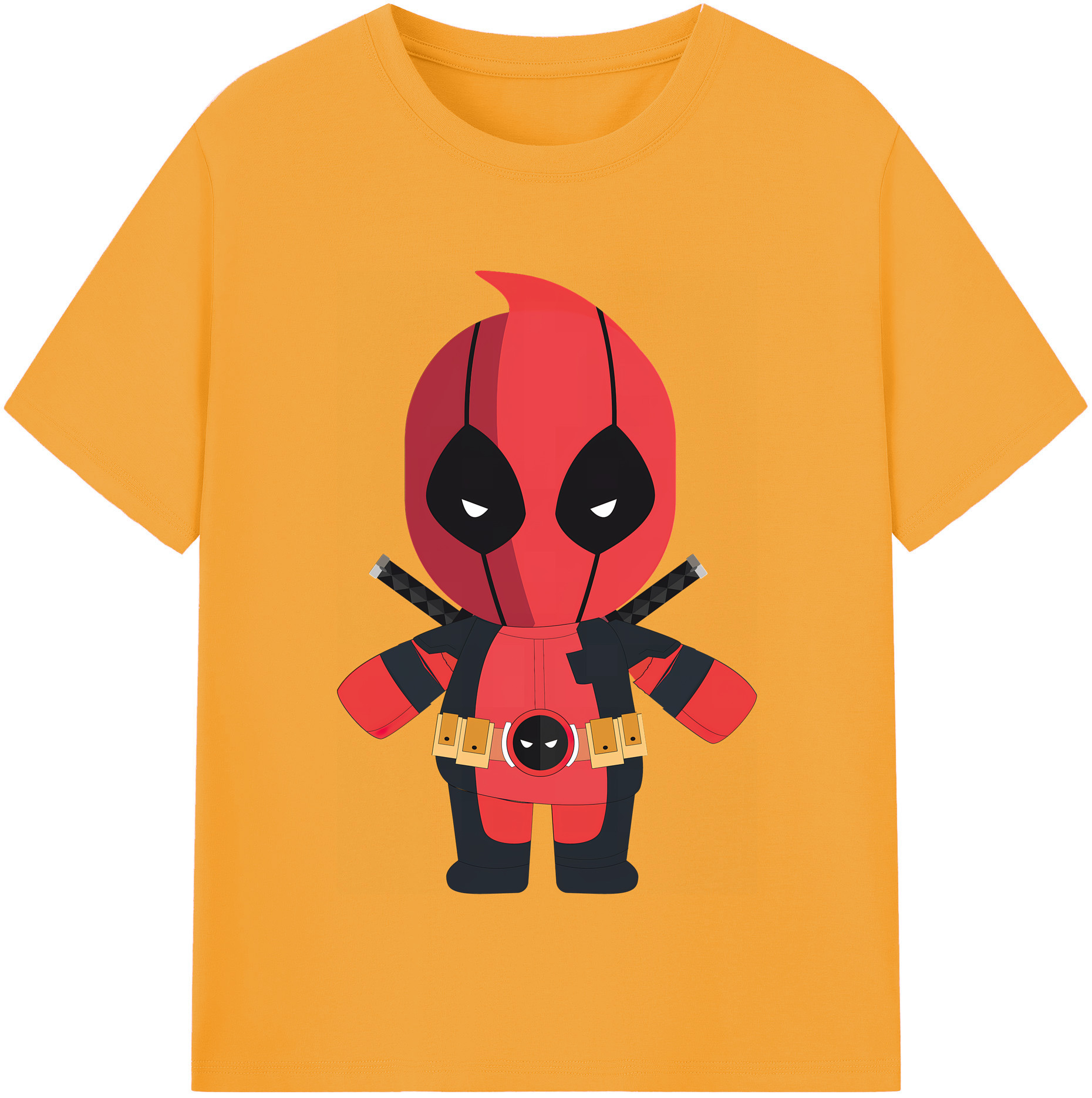 （画像用） Deadpool デッドプール レディースカジュアルプリントTシャツ（綿100％）