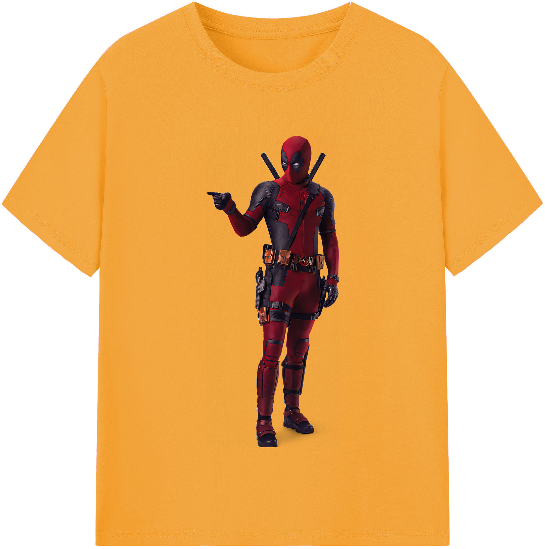 （画像用） Deadpool デッドプール レディースカジュアルプリントTシャツ（綿100％）