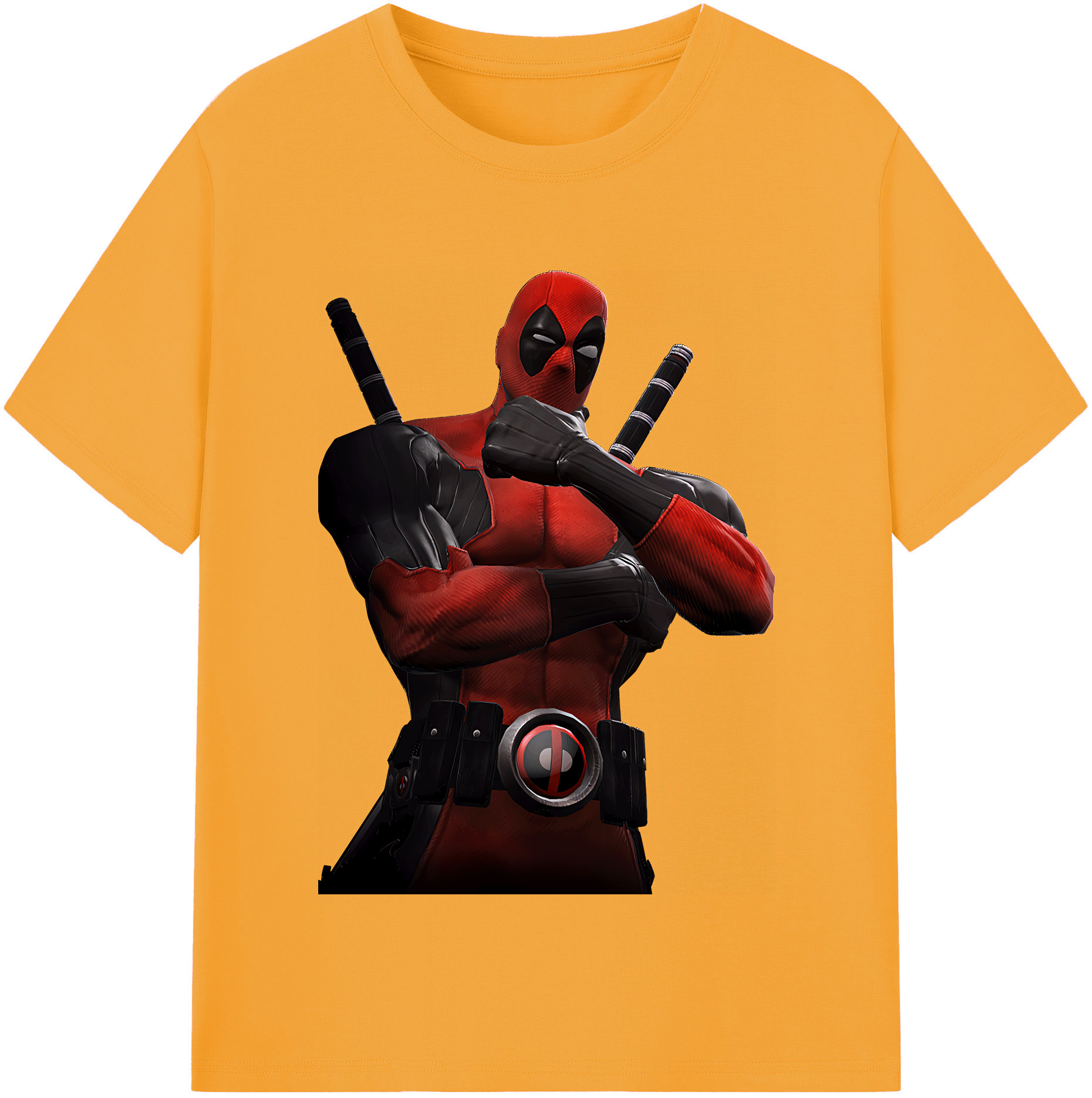 （画像用） Deadpool デッドプール レディースカジュアルプリントTシャツ（綿100％）