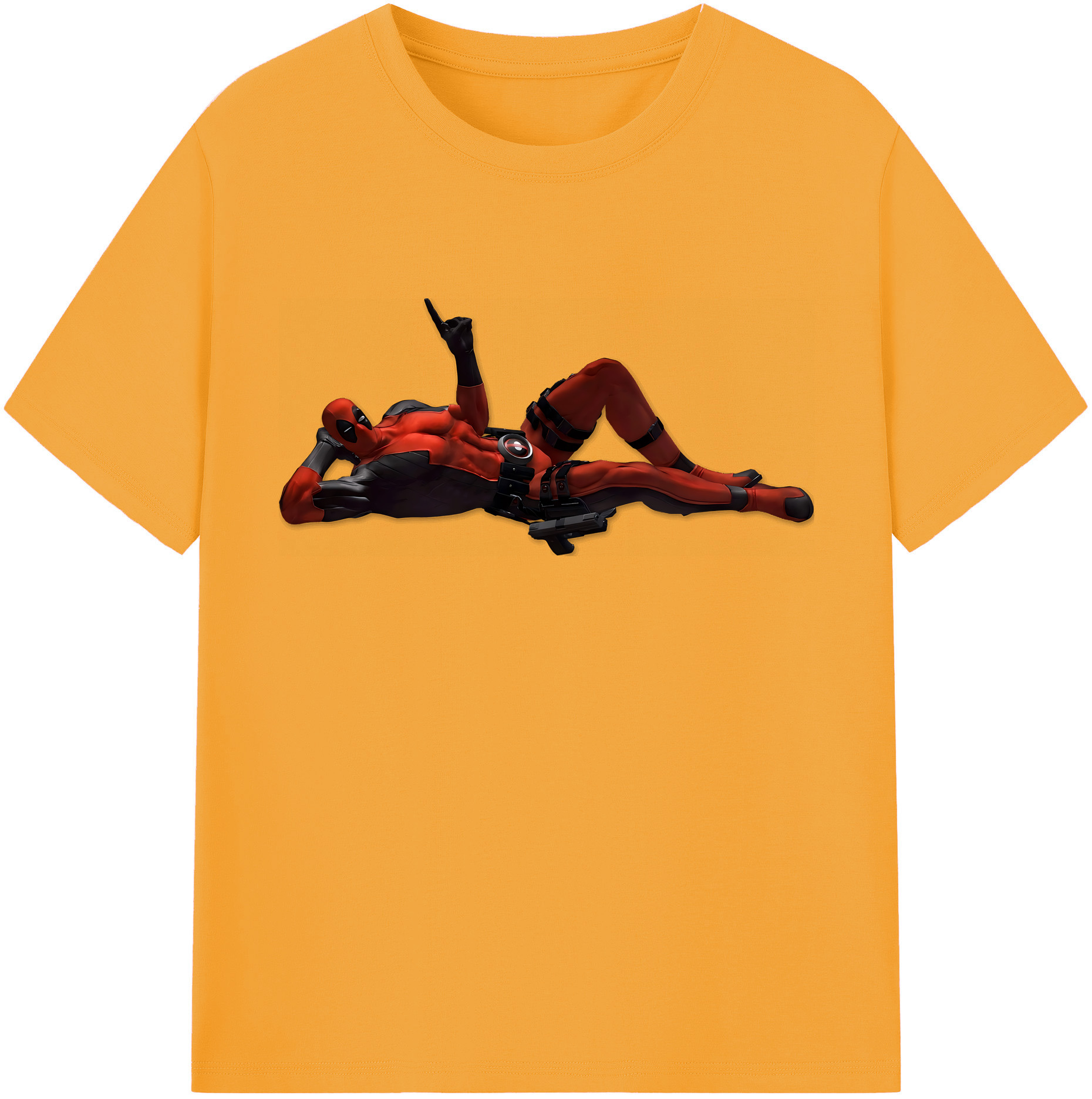 （画像用） Deadpool デッドプール レディースカジュアルプリントTシャツ（綿100％）