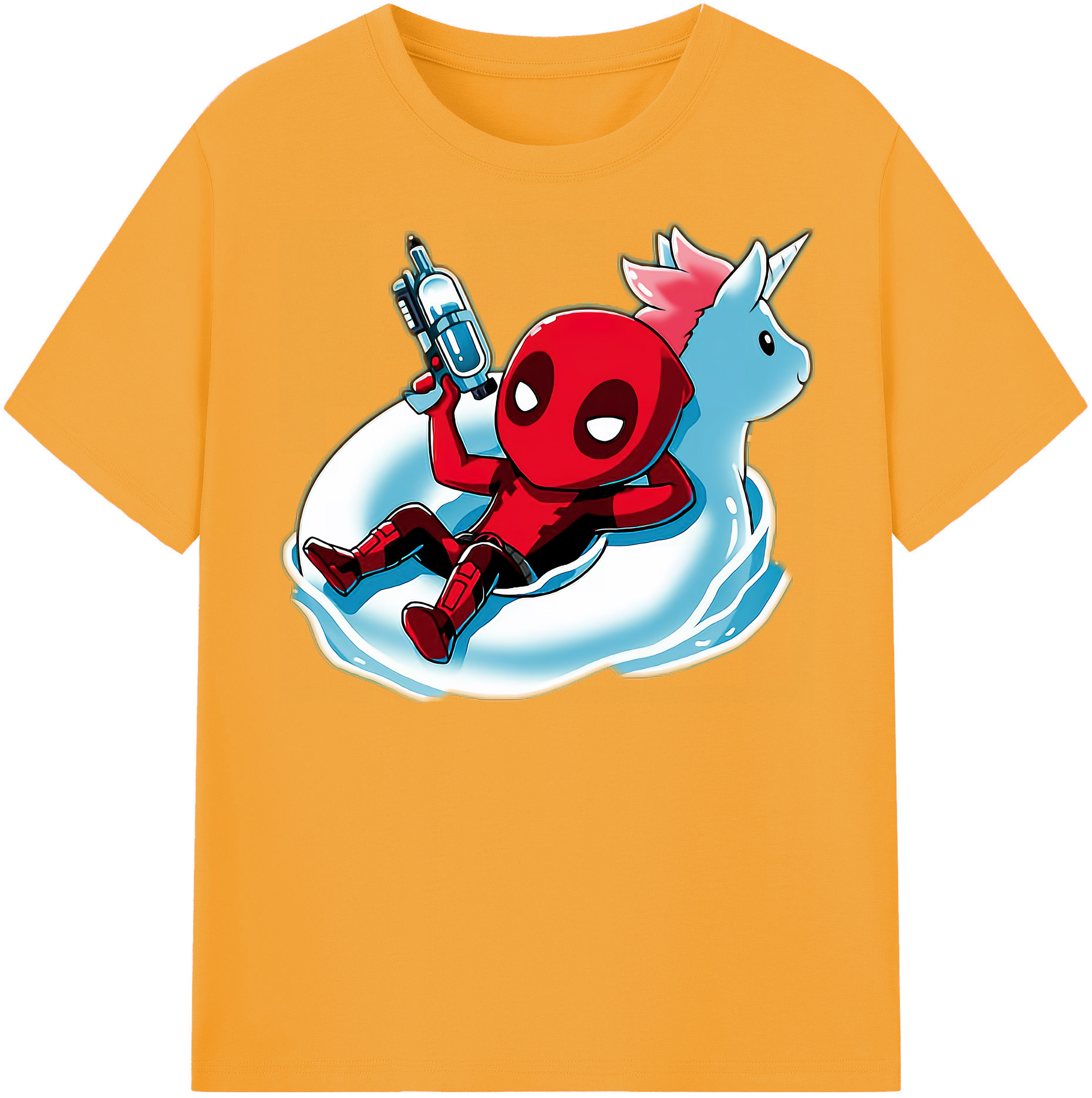 （画像用） Deadpool デッドプール レディースカジュアルプリントTシャツ（綿100％）