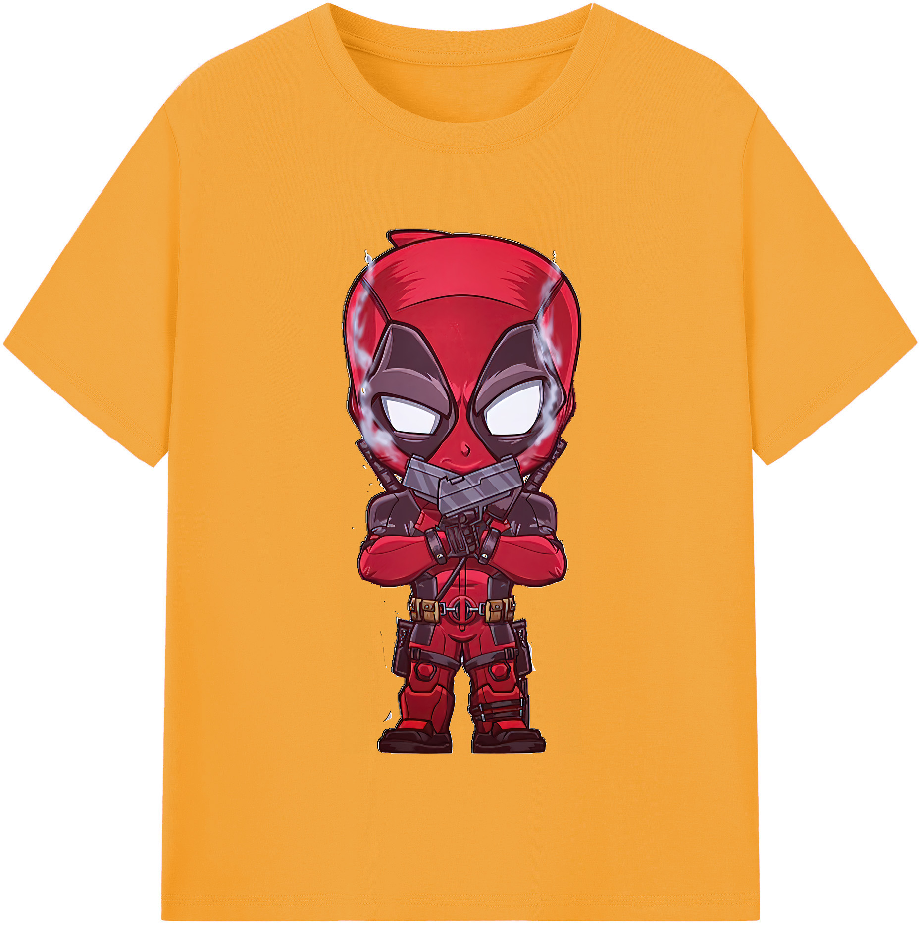 （画像用） Deadpool デッドプール レディースカジュアルプリントTシャツ（綿100％）