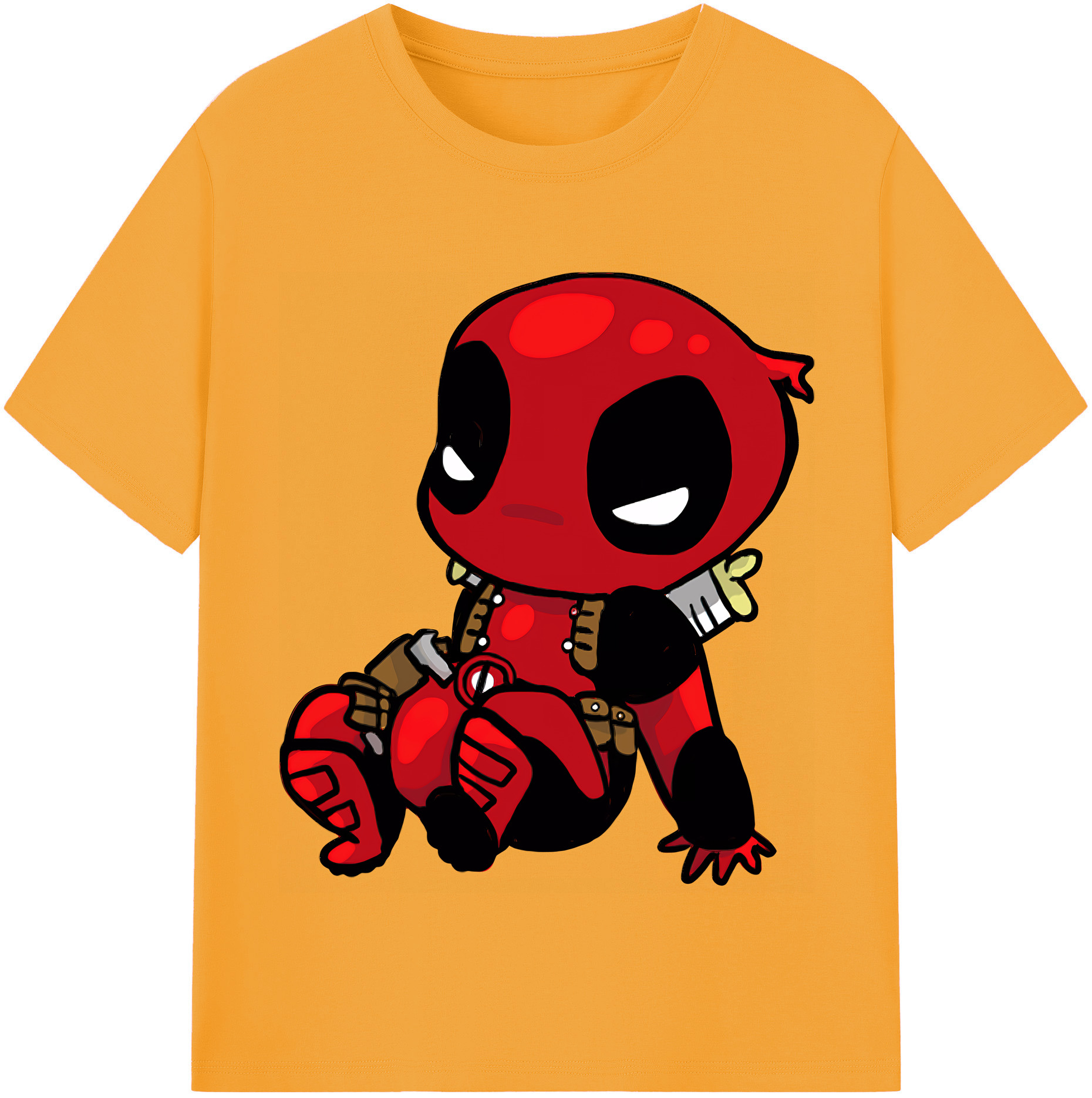 （画像用） Deadpool デッドプール レディースカジュアルプリントTシャツ（綿100％）
