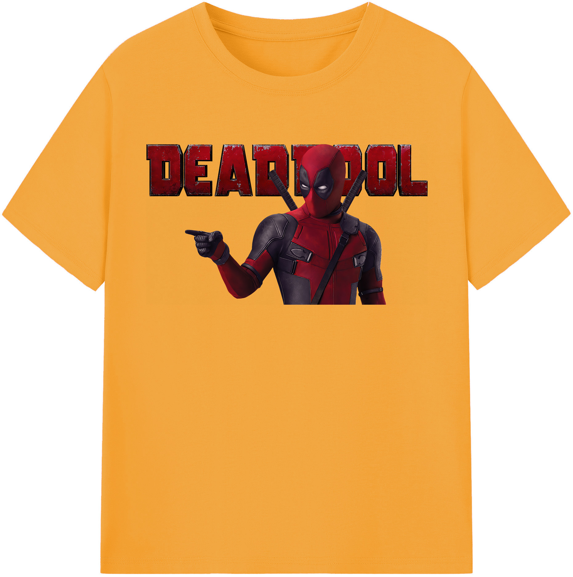（画像用） Deadpool デッドプール レディースカジュアルプリントTシャツ（綿100％）