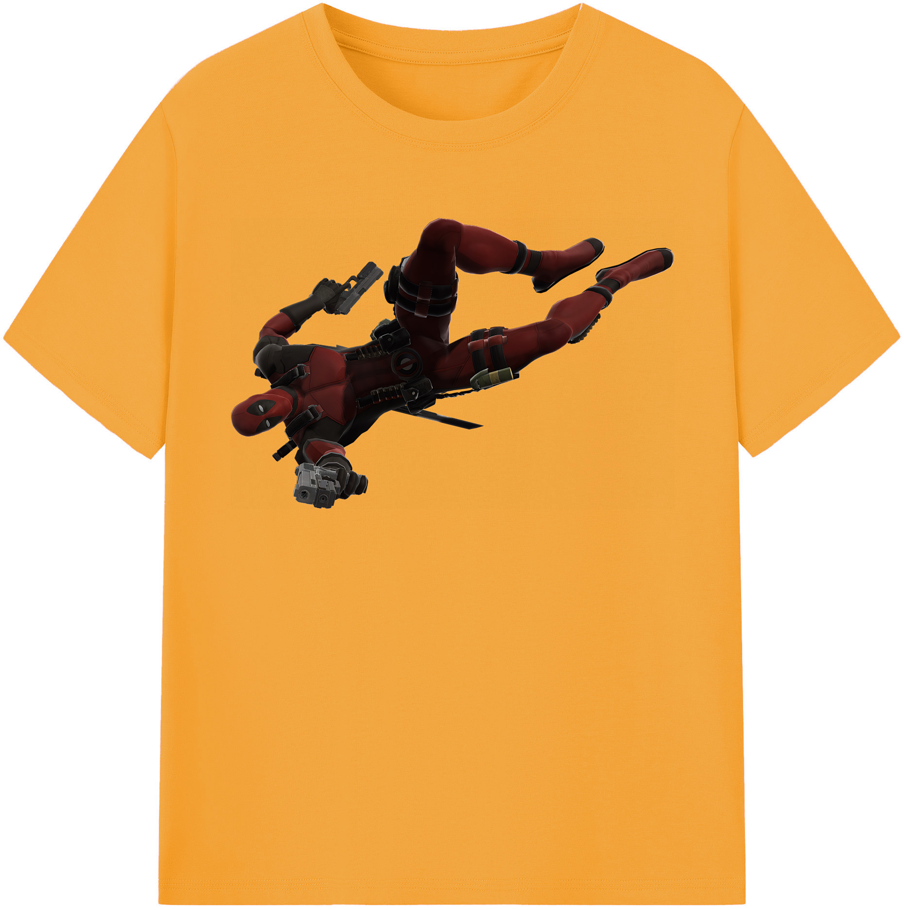 （画像用） Deadpool デッドプール レディースカジュアルプリントTシャツ（綿100％）