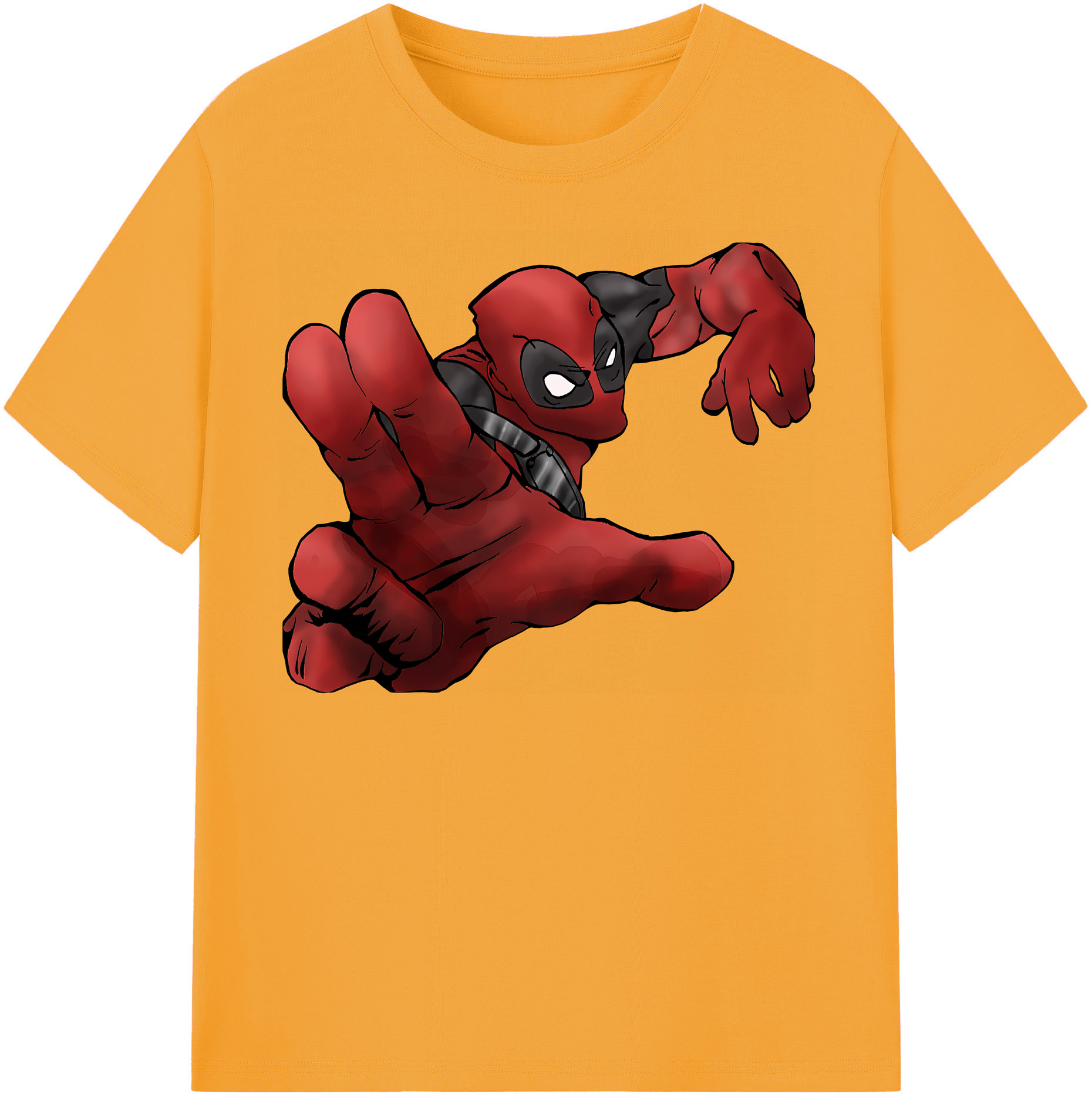（画像用） Deadpool デッドプール レディースカジュアルプリントTシャツ（綿100％）
