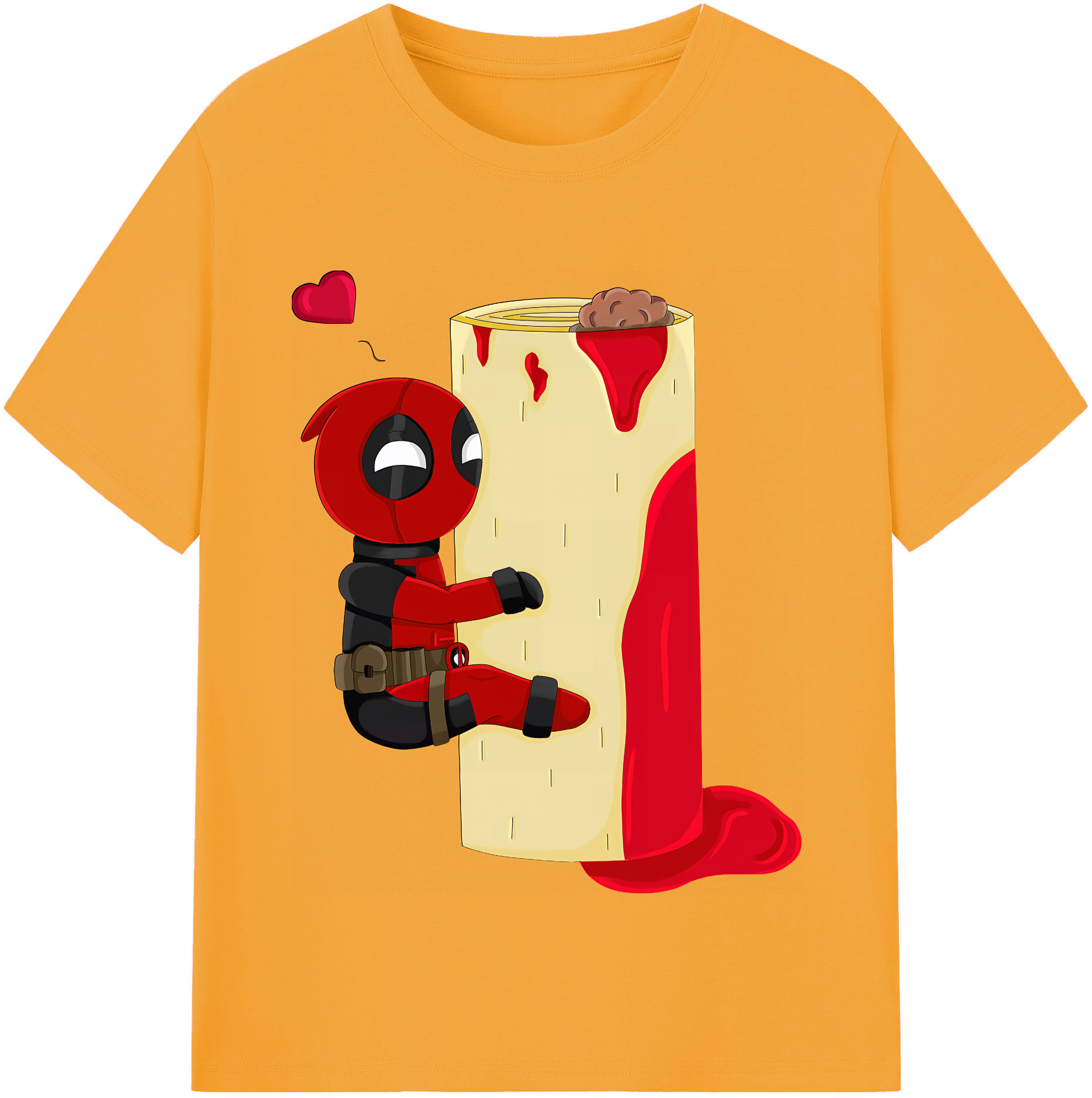 （画像用） Deadpool デッドプール レディースカジュアルプリントTシャツ（綿100％）