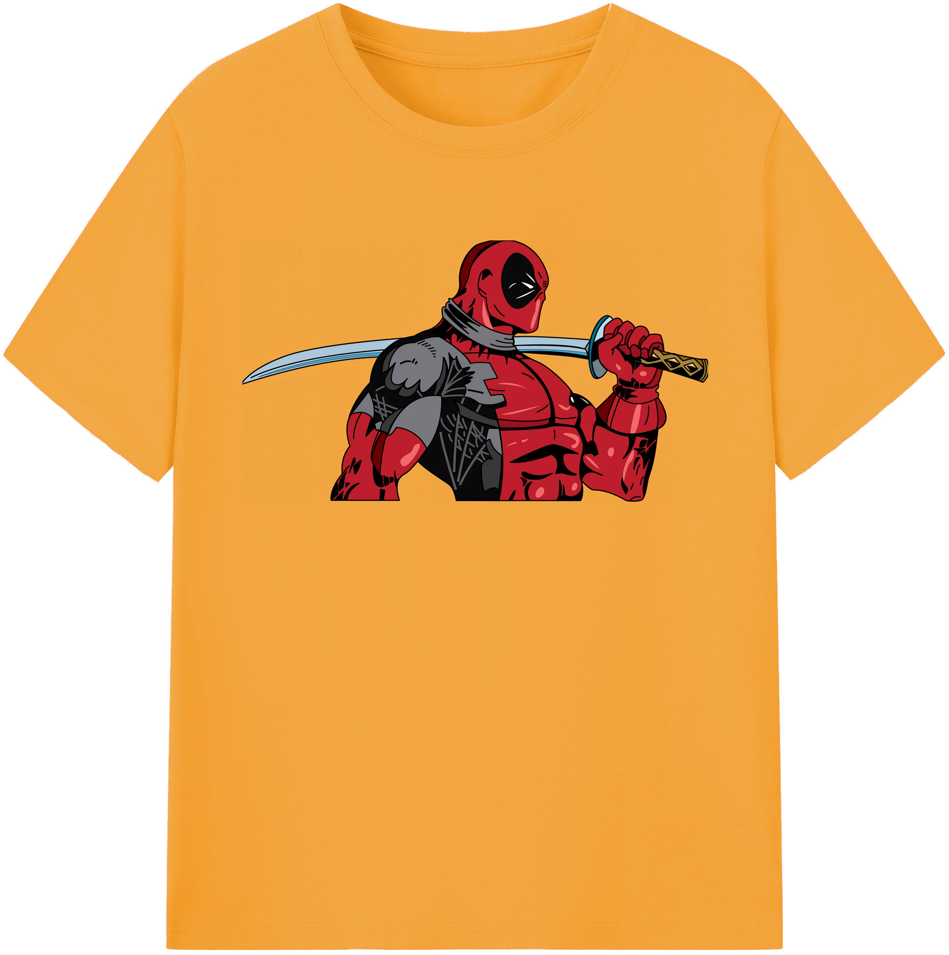 （画像用） Deadpool デッドプール レディースカジュアルプリントTシャツ（綿100％）