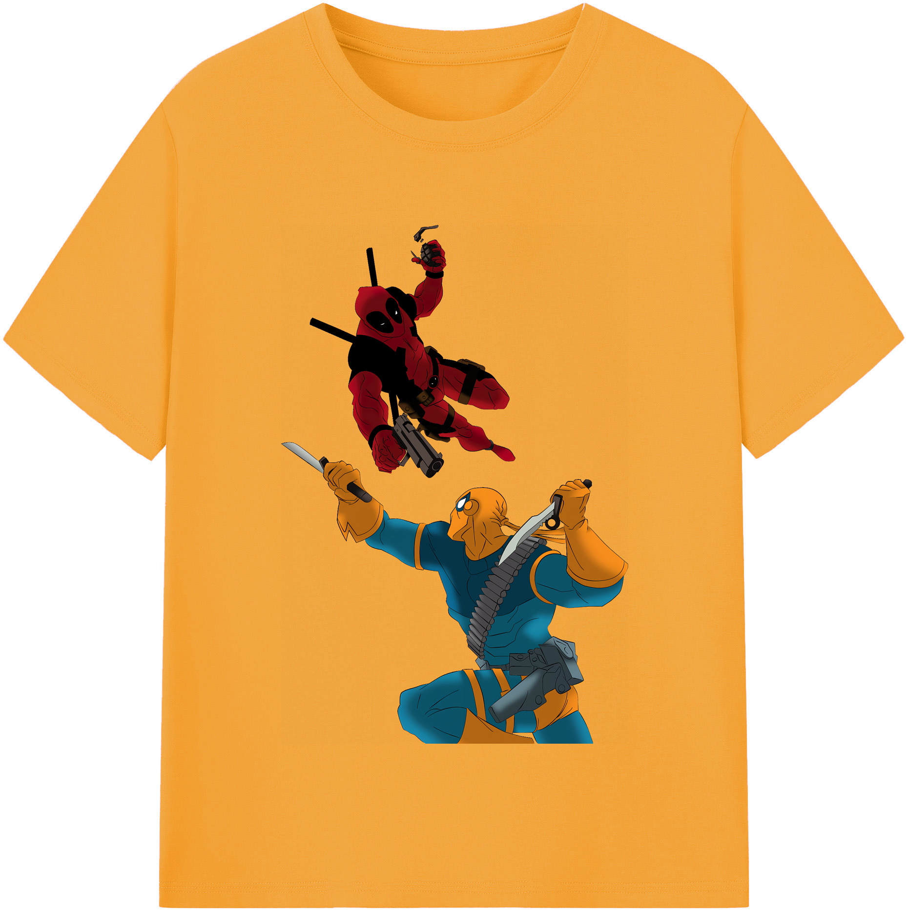 （画像用） Deadpool デッドプール レディースカジュアルプリントTシャツ（綿100％）