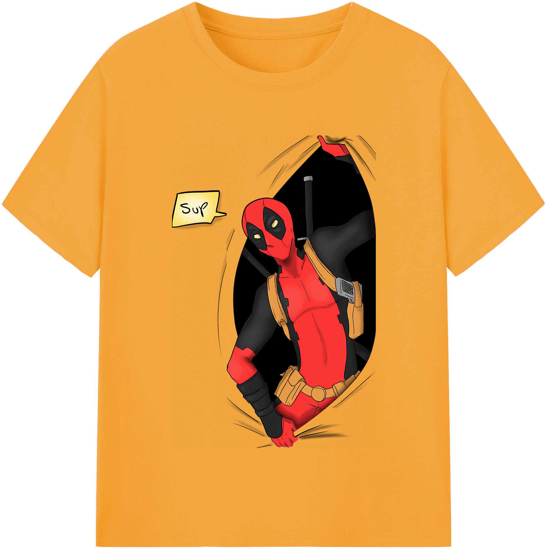 （画像用） Deadpool デッドプール レディースカジュアルプリントTシャツ（綿100％）