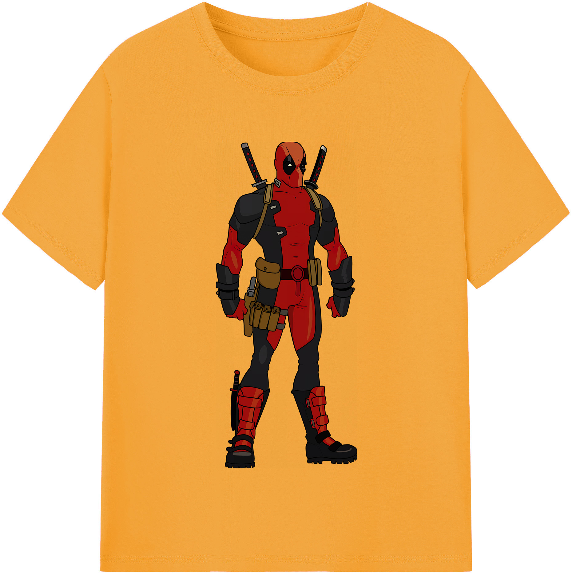 （画像用） Deadpool デッドプール レディースカジュアルプリントTシャツ（綿100％）