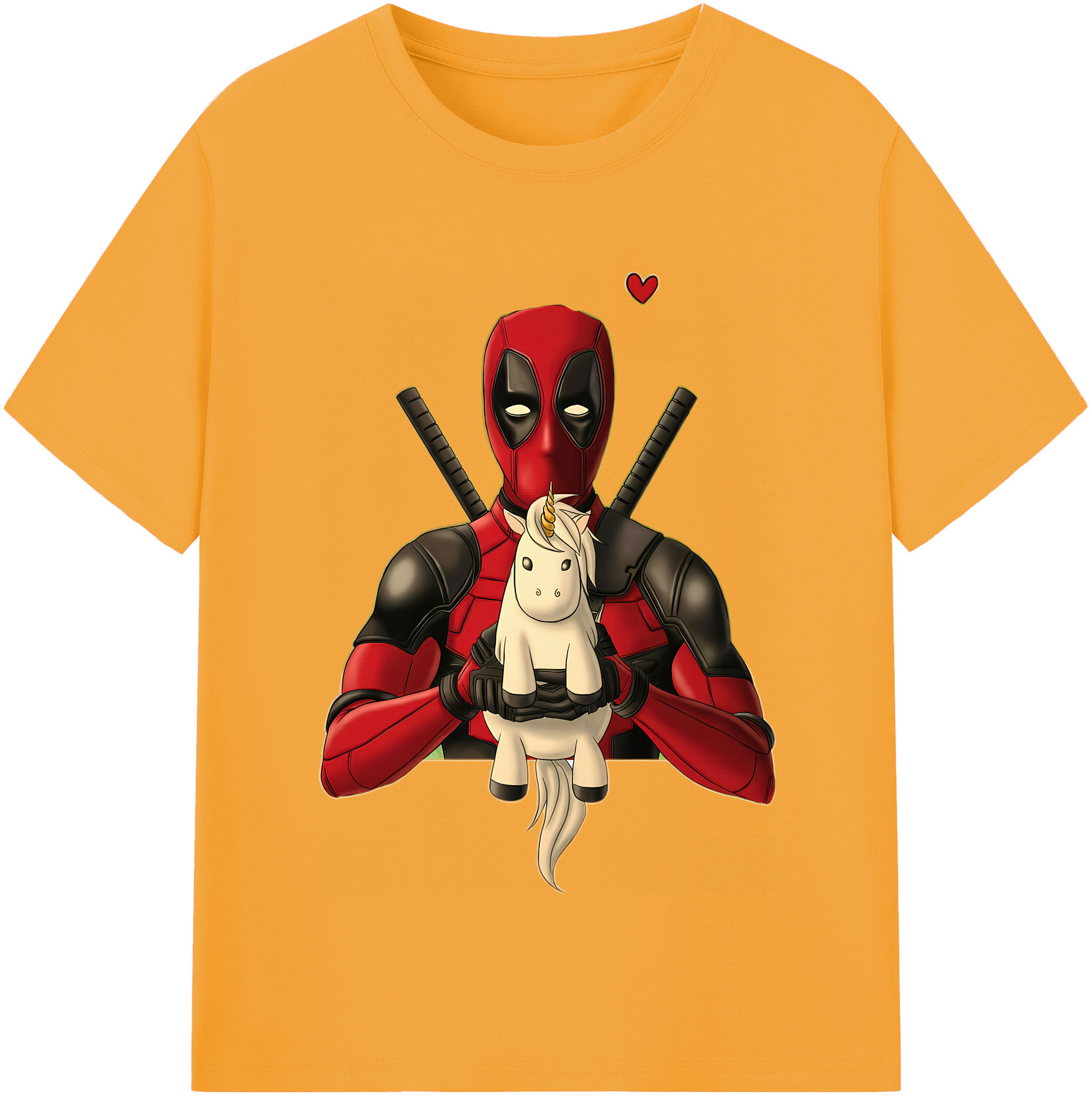 （画像用） Deadpool デッドプール レディースカジュアルプリントTシャツ（綿100％）