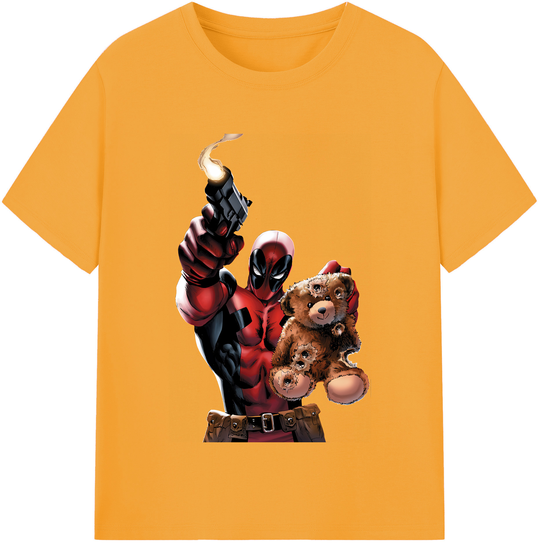 （画像用） Deadpool デッドプール レディースカジュアルプリントTシャツ（綿100％）