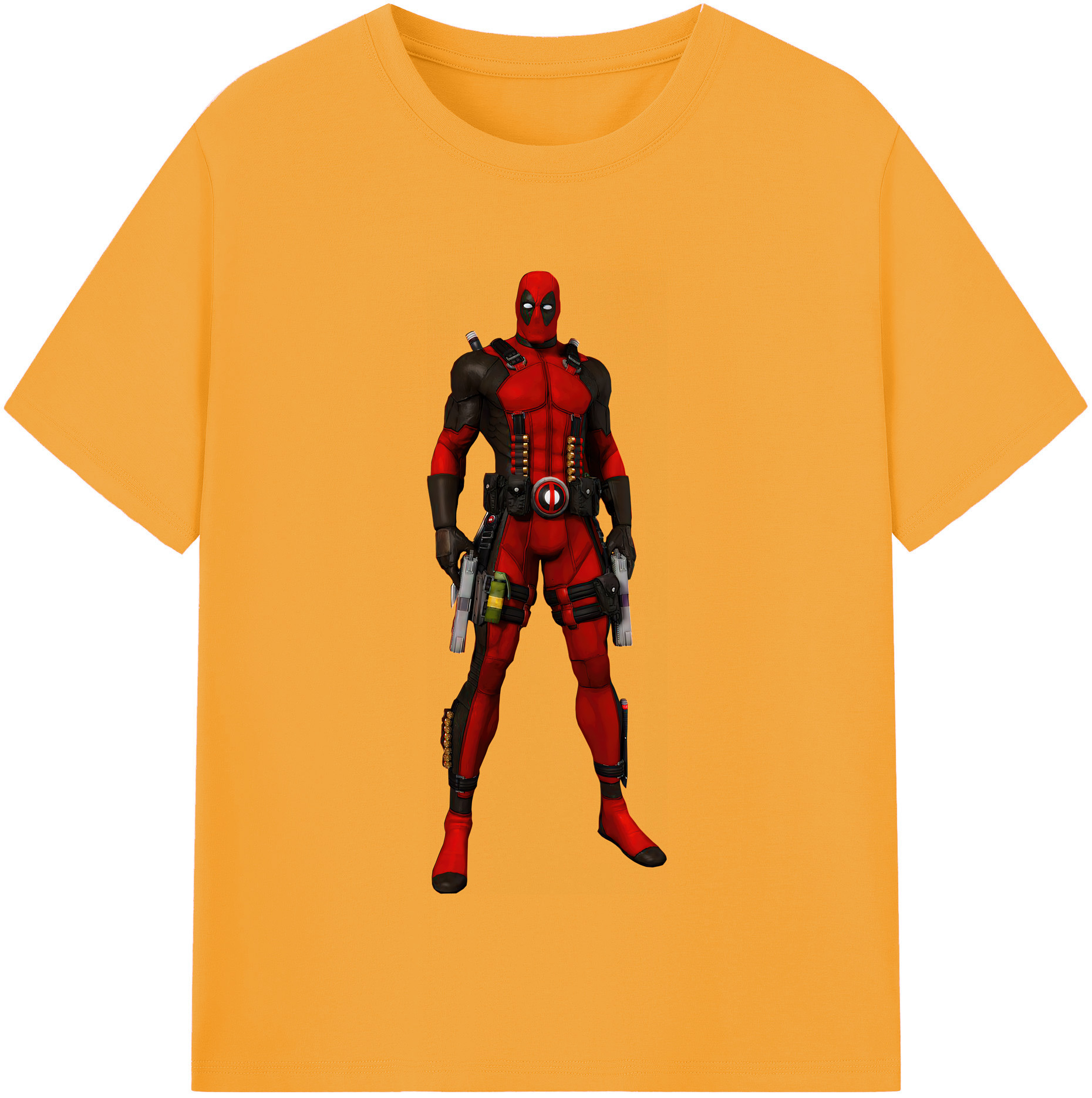（画像用） Deadpool デッドプール レディースカジュアルプリントTシャツ（綿100％）