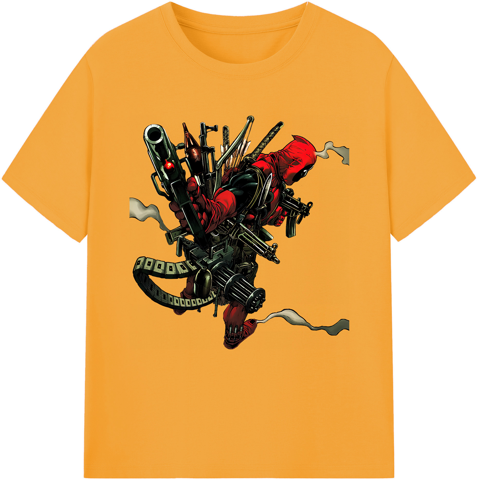 （画像用） Deadpool デッドプール レディースカジュアルプリントTシャツ（綿100％）