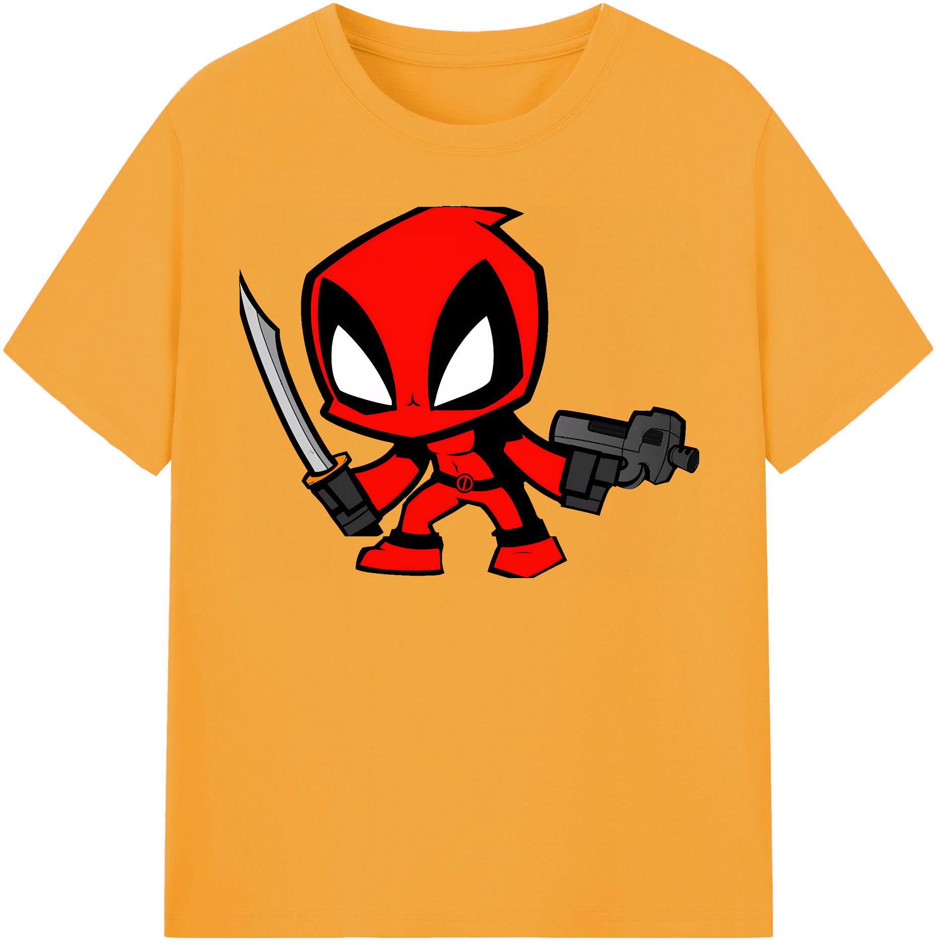 （画像用） Deadpool デッドプール レディースカジュアルプリントTシャツ（綿100％）