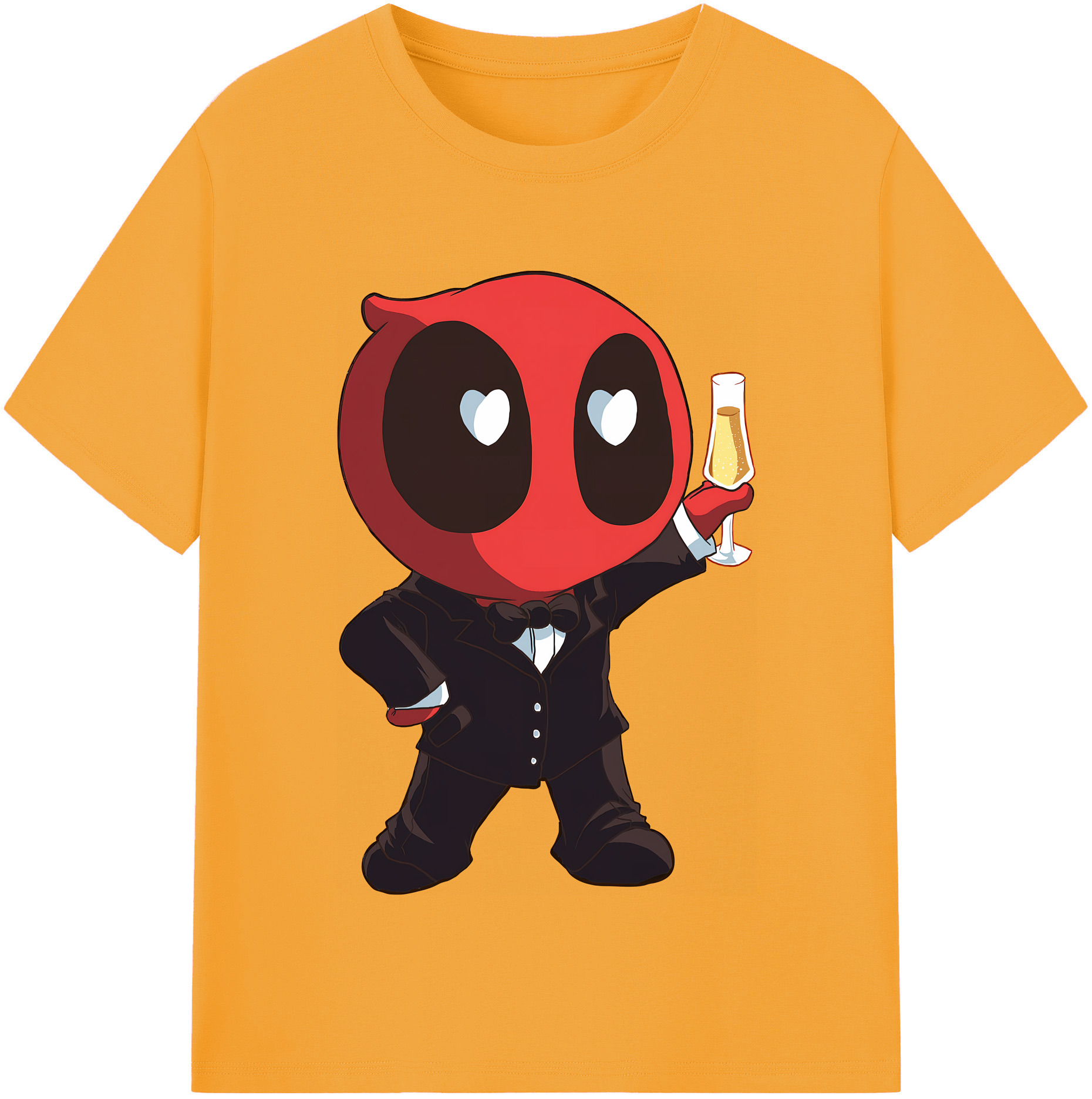 （画像用） Deadpool デッドプール レディースカジュアルプリントTシャツ（綿100％）