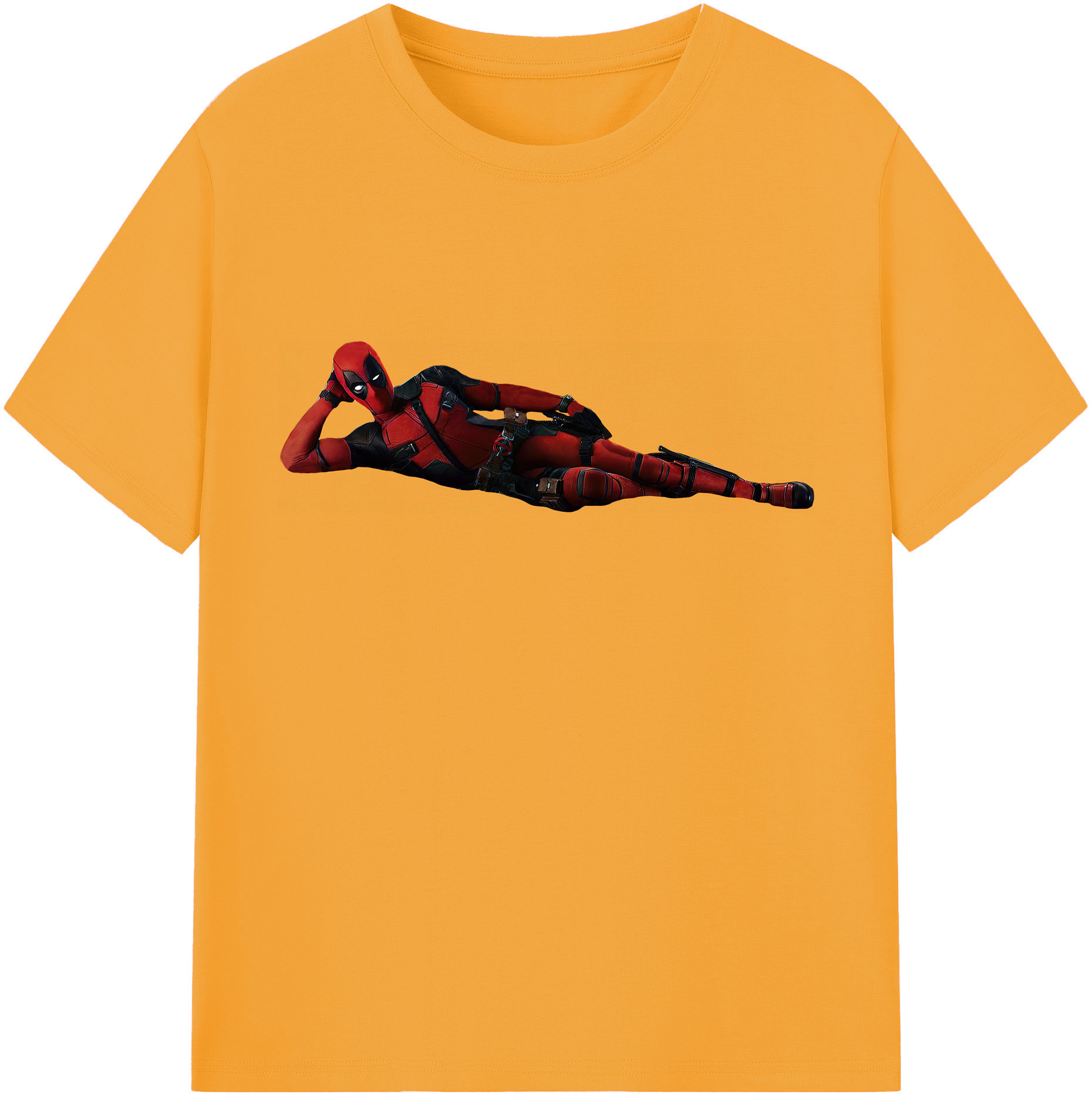 （画像用） Deadpool デッドプール レディースカジュアルプリントTシャツ（綿100％）