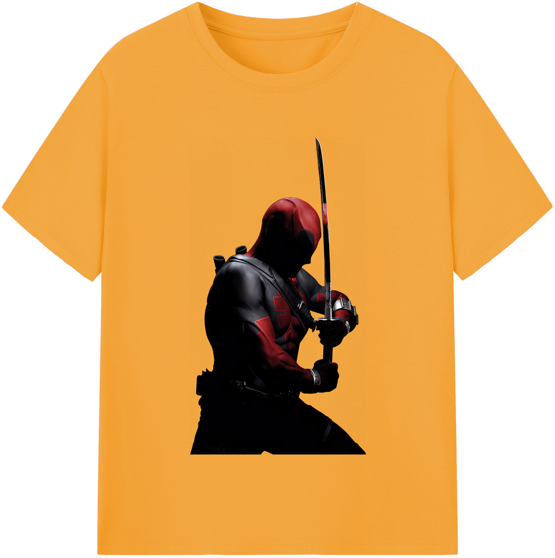 （画像用） Deadpool デッドプール レディースカジュアルプリントTシャツ（綿100％）