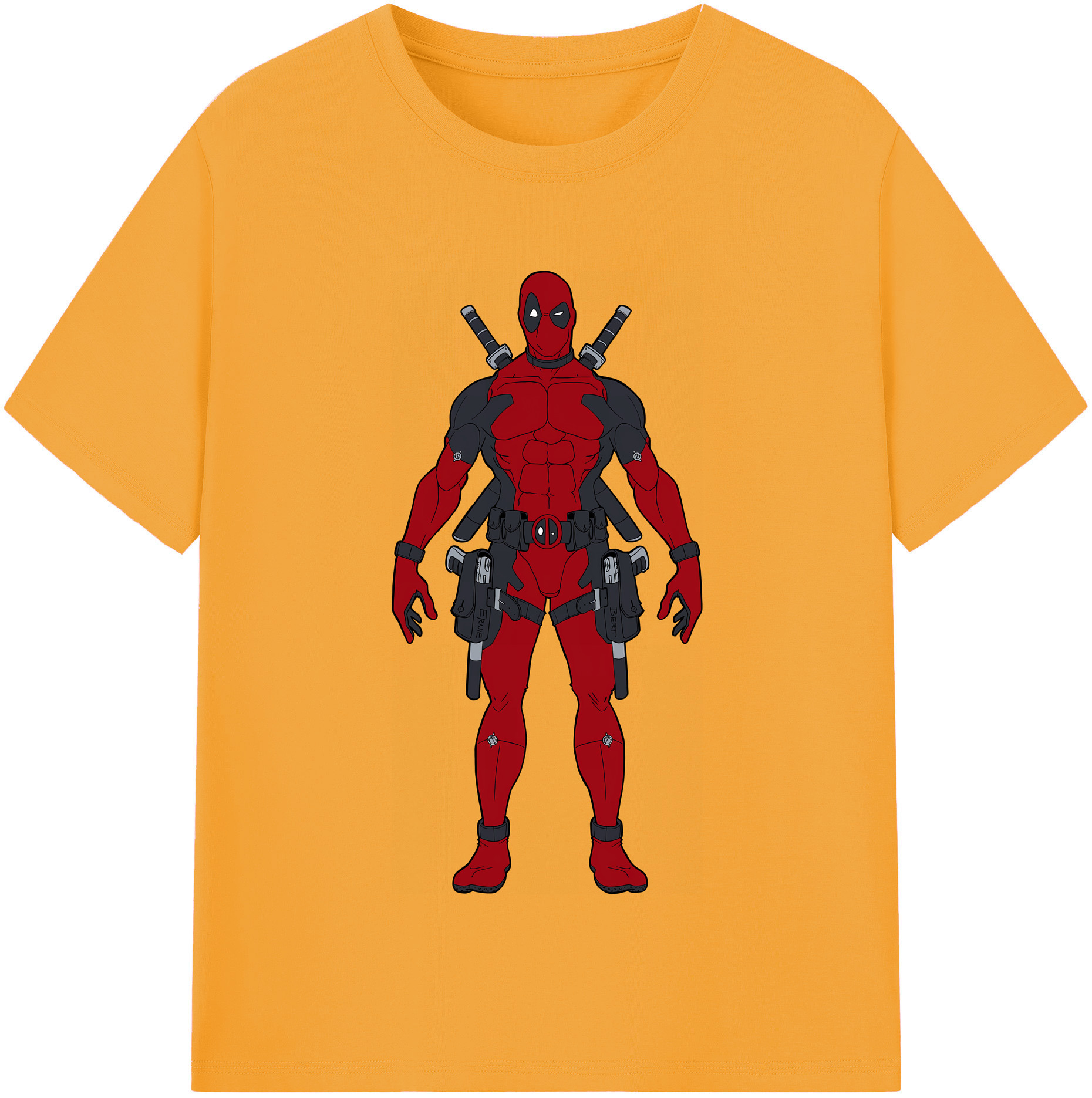 （画像用） Deadpool デッドプール レディースカジュアルプリントTシャツ（綿100％）